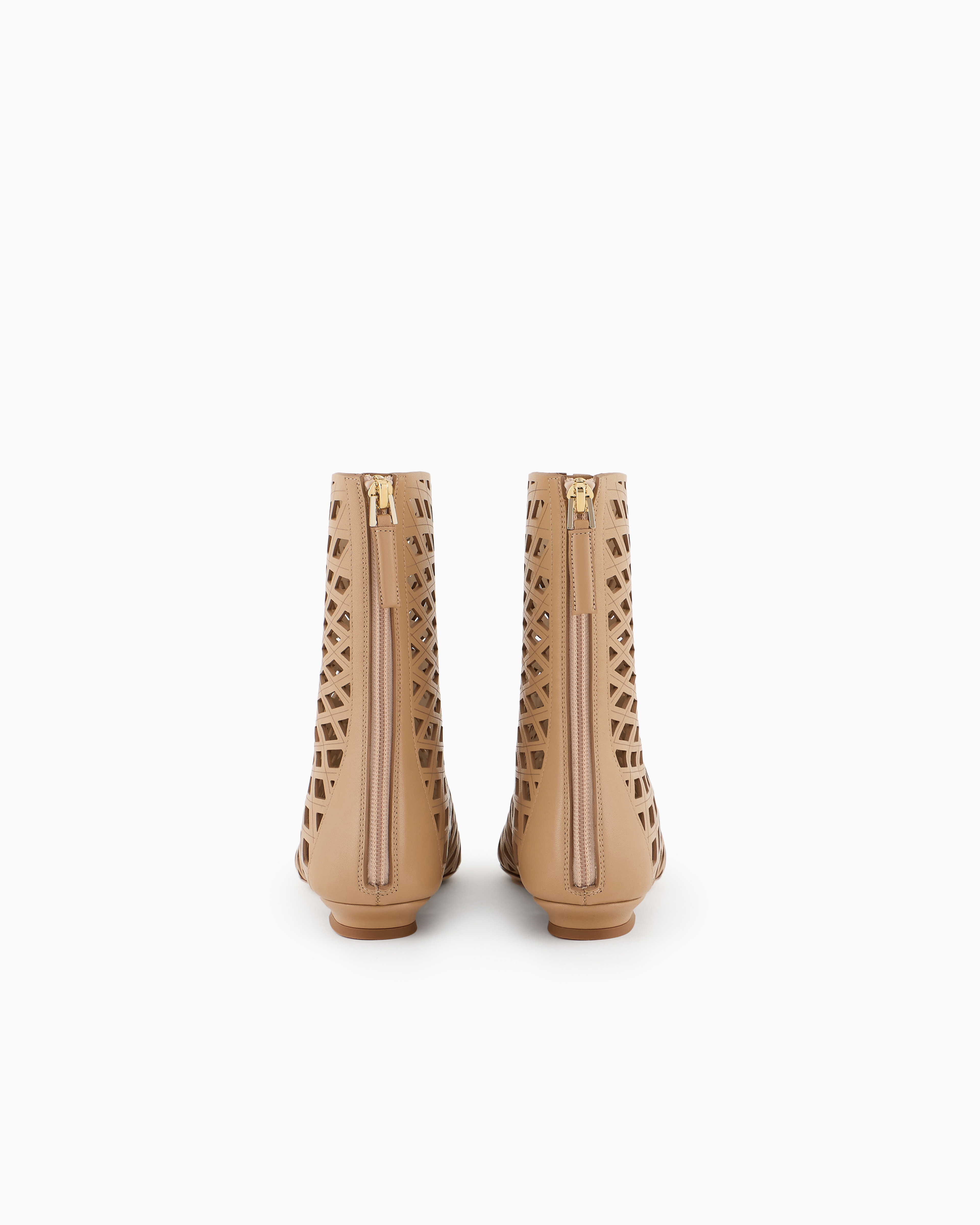 Giorgio Armani Leather Ankle Boots