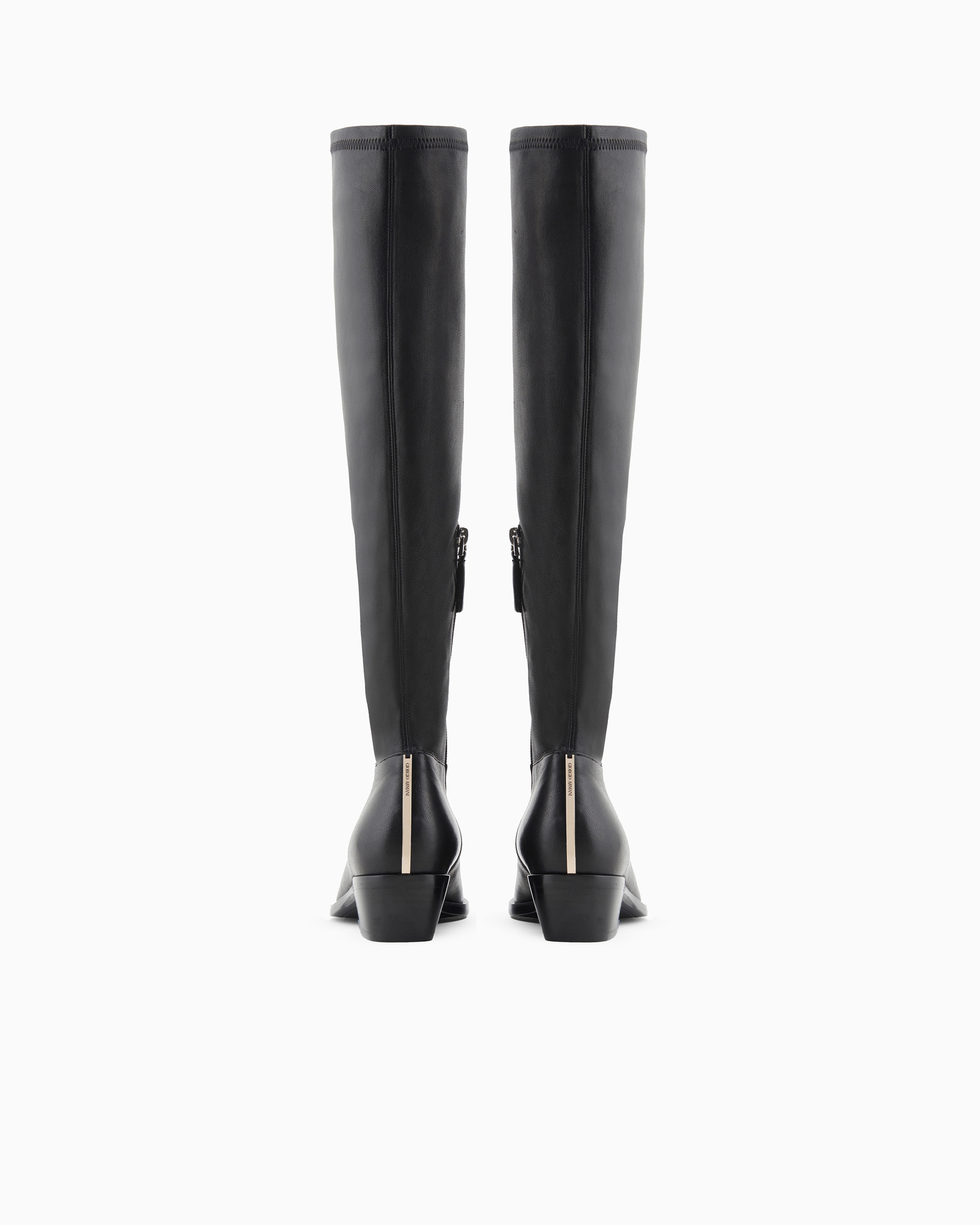 Stretch nappa-leather boots | Giorgio Armani