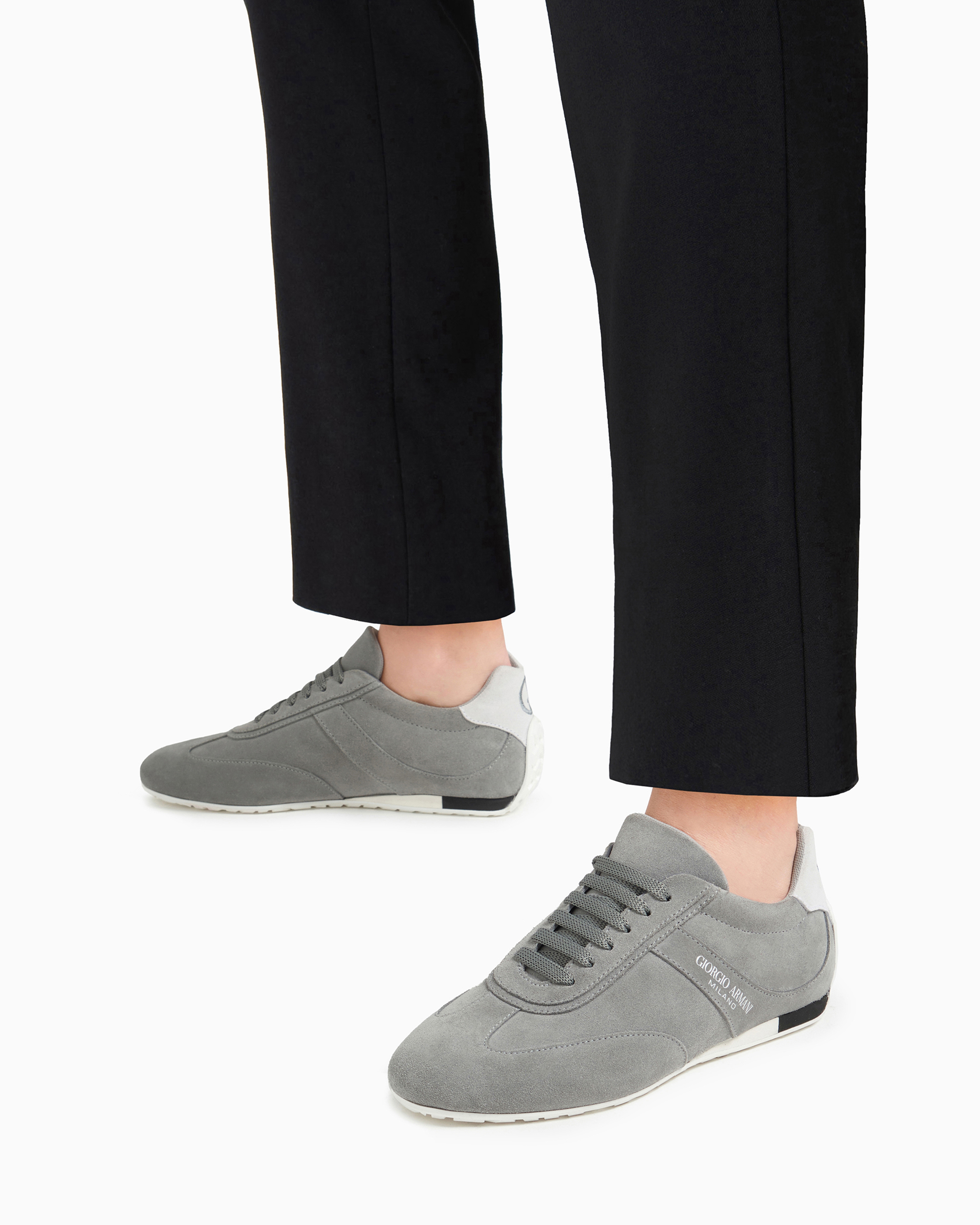 【上品カジュアル】GIORGIO ARMANI スエードスニーカー スニーカー スエード | Giorgio Armani