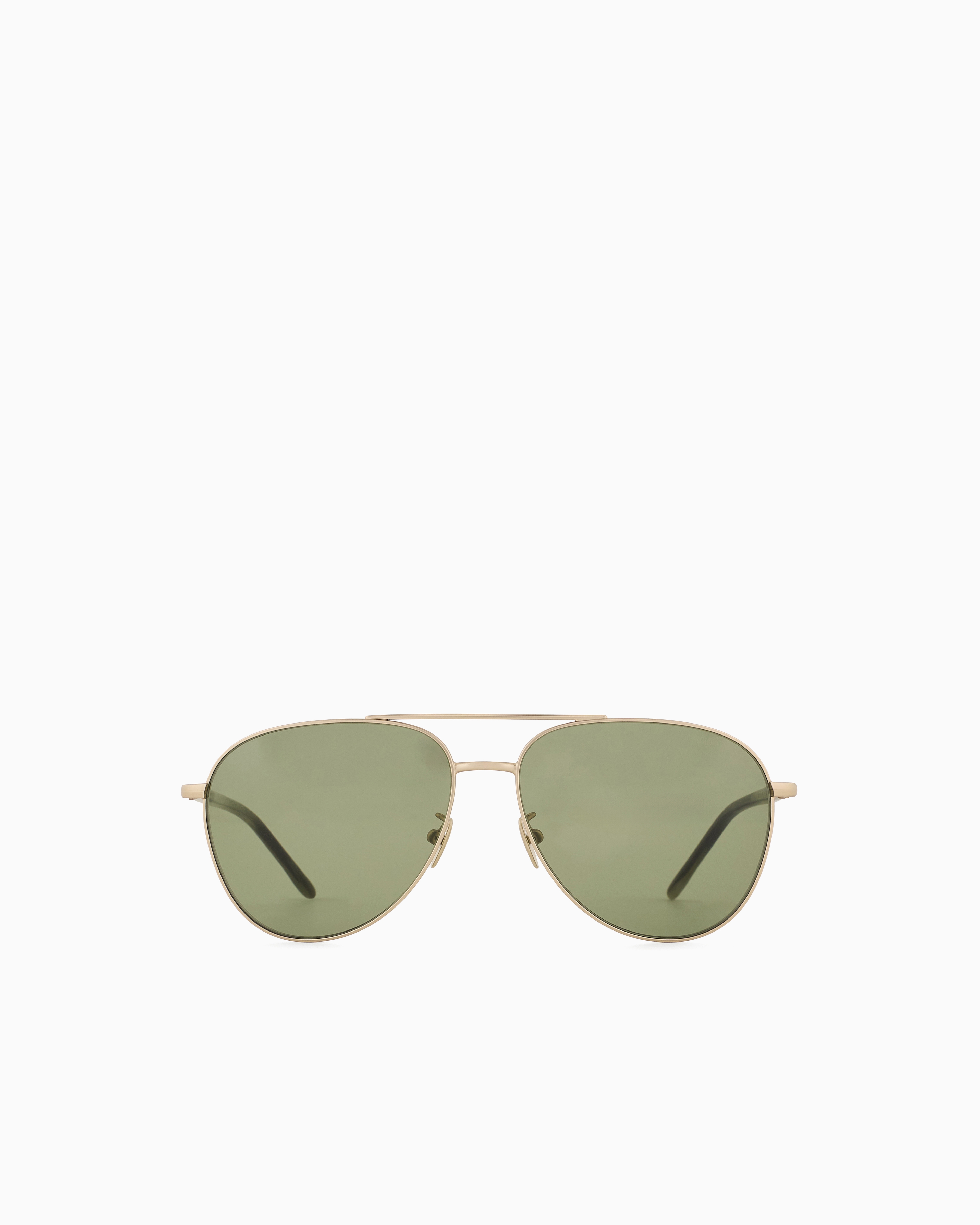 Giorgio Armani Men's Gold ’S Aviator Sunglasses Large