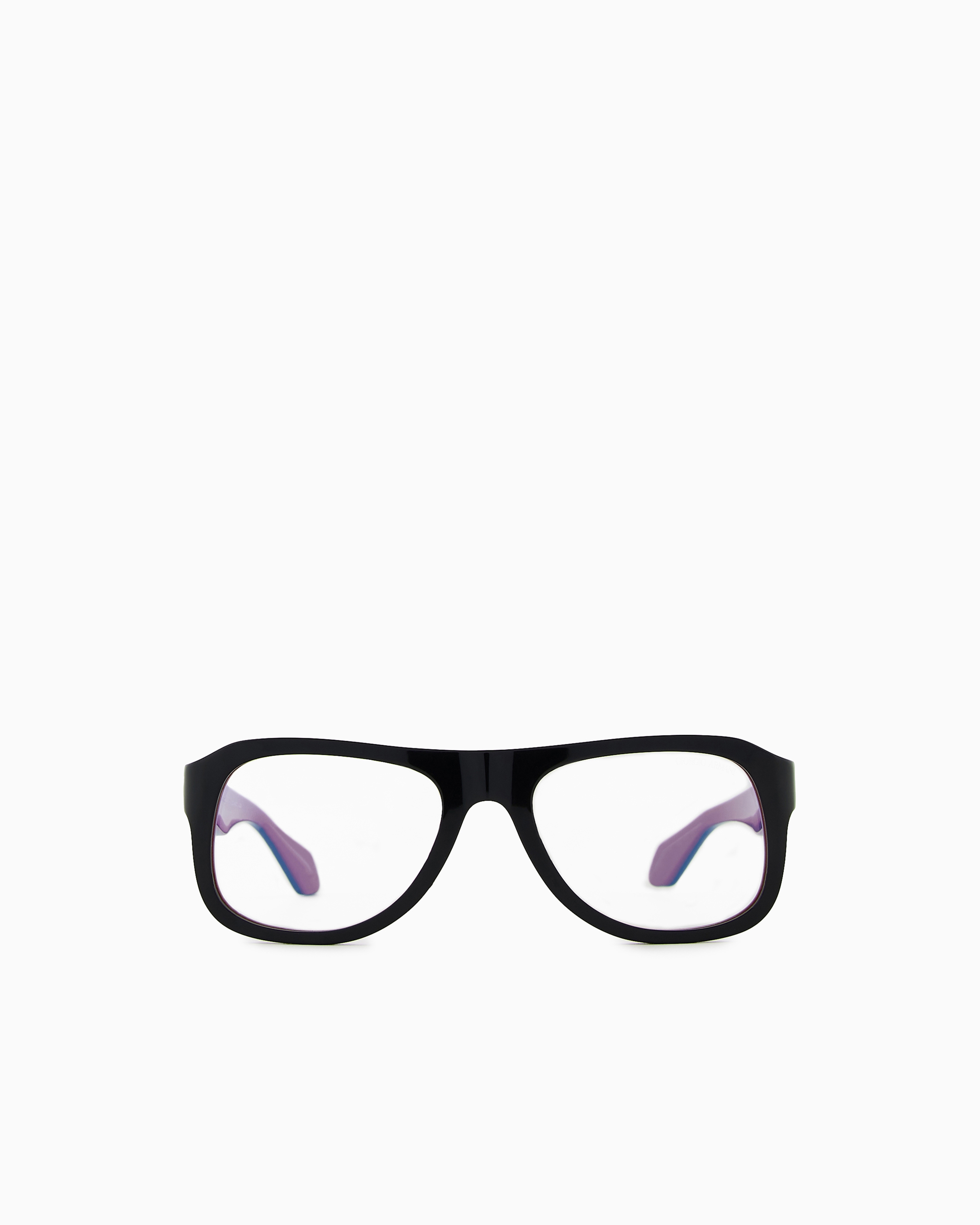 Giorgio Armani Men's Rectangular Glasses In Black
