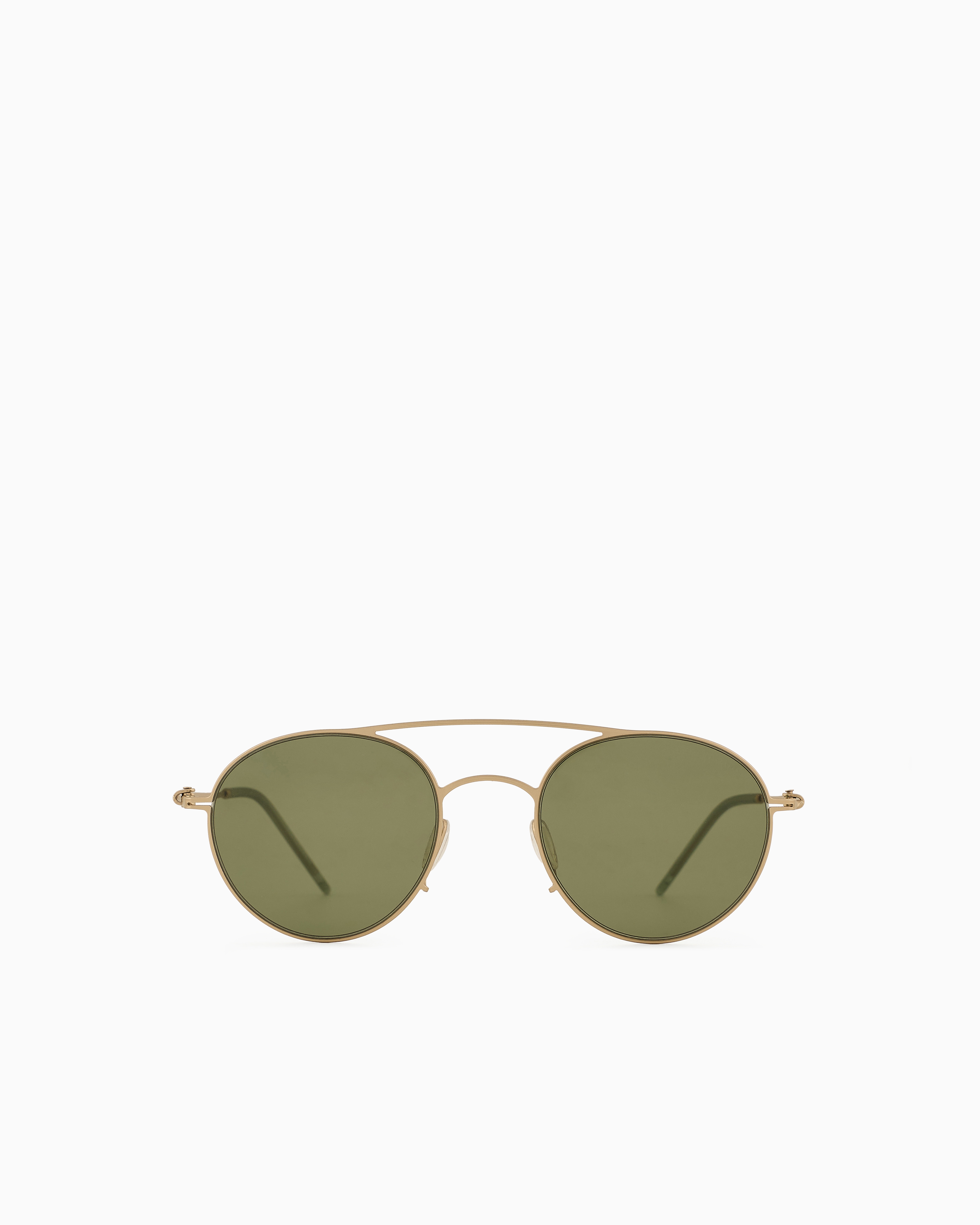 Giorgio Armani ラウンド型サングラス vintage giorgio armani 鼈甲側 横長ラウンド サングラス - メルカリ