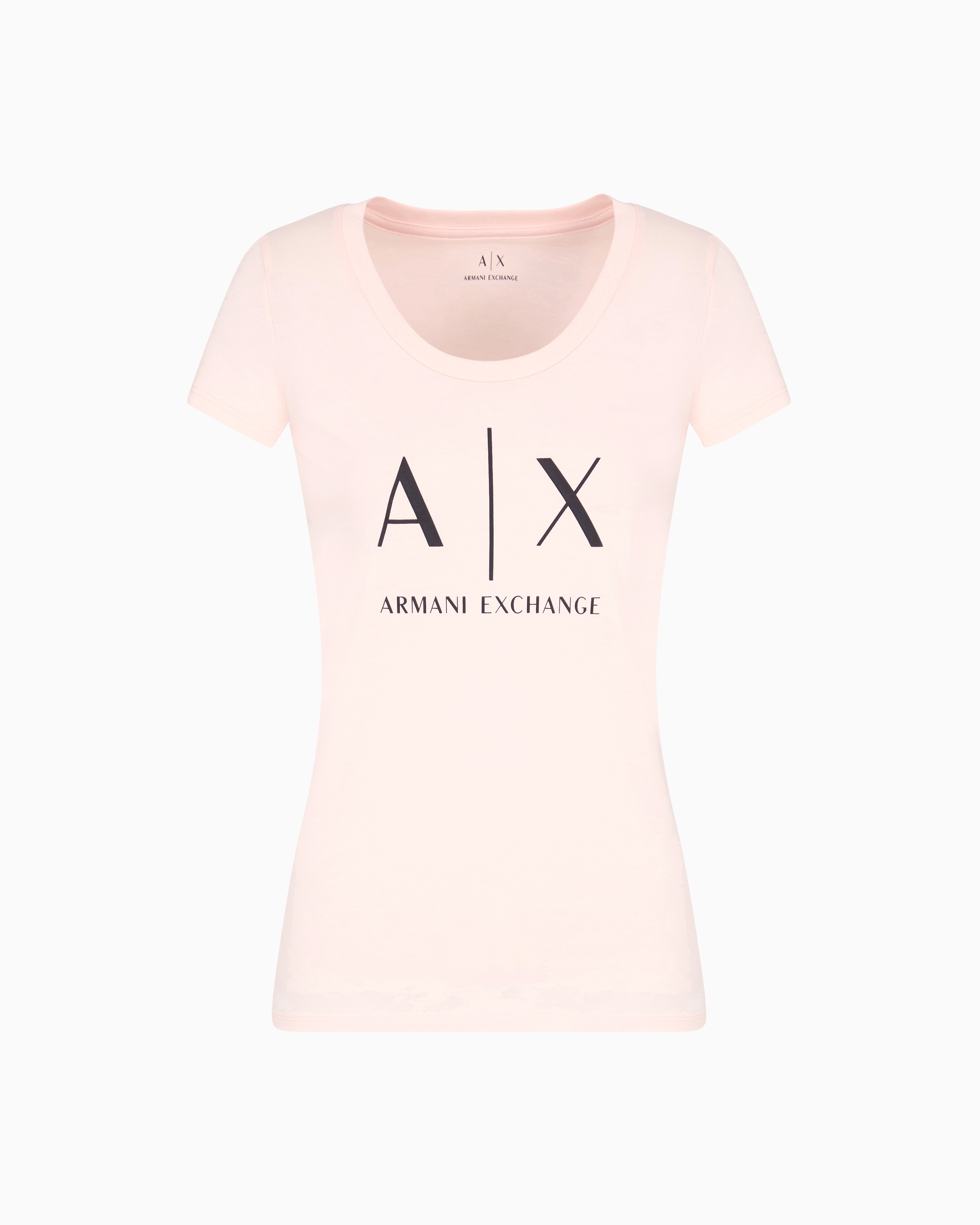 Pima Cotton Print Short Short T-Shirt | Armani Exchange