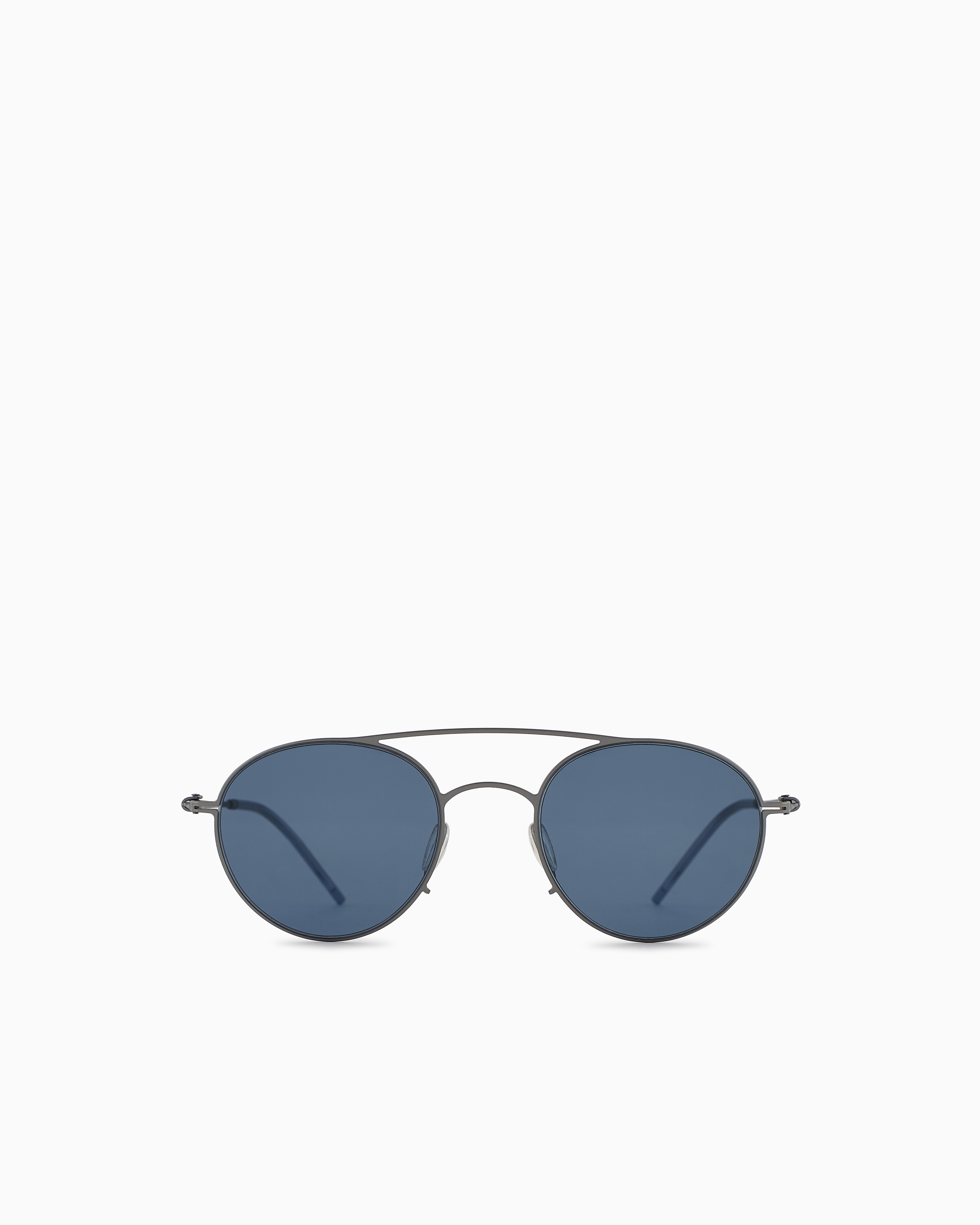 Giorgio Armani Men's Round Sunglasses In Grey