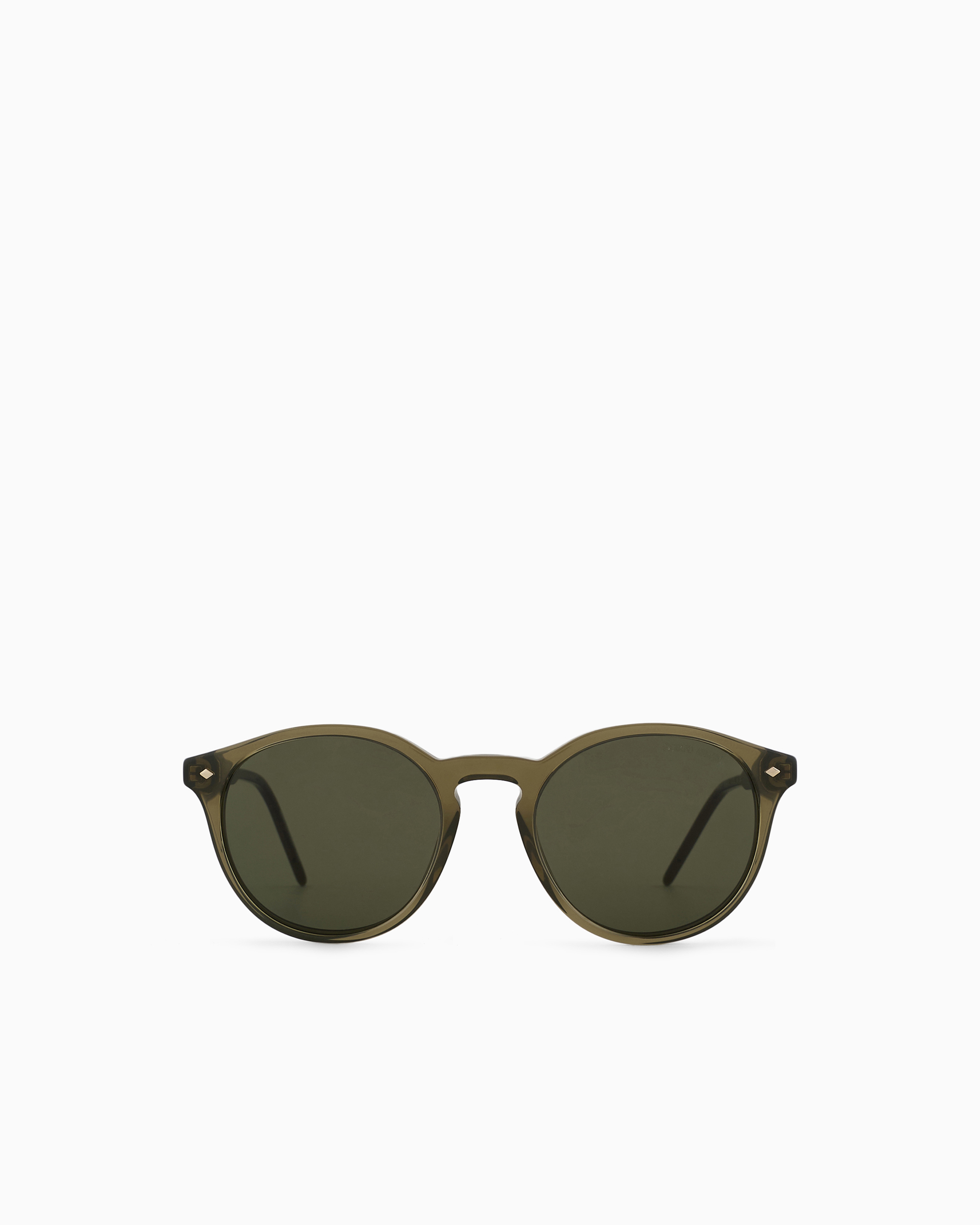 Giorgio Armani Men's Green ’S Panto Sunglasses Large