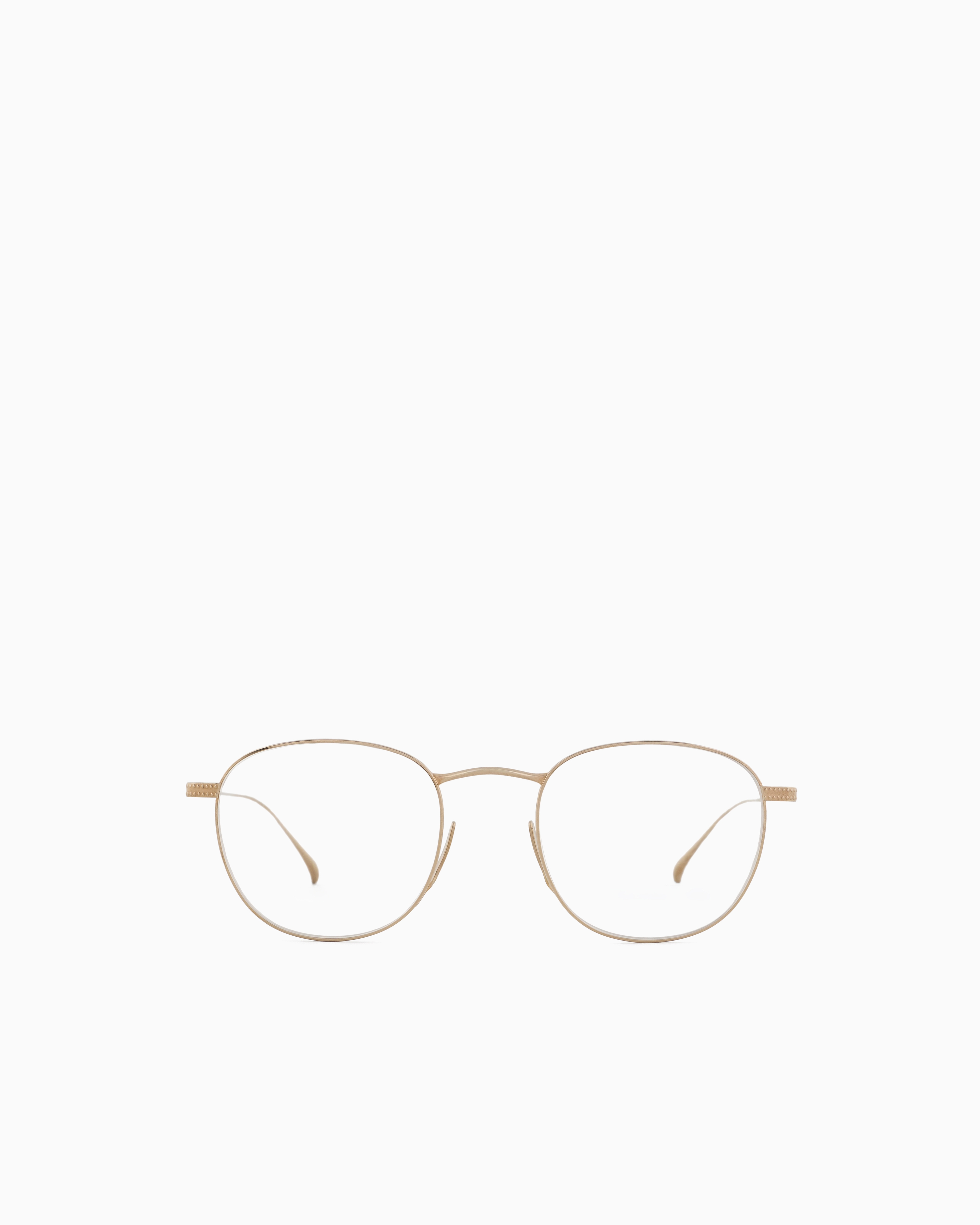 Giorgio Armani Men's Gold ’S Panto Glasses Large