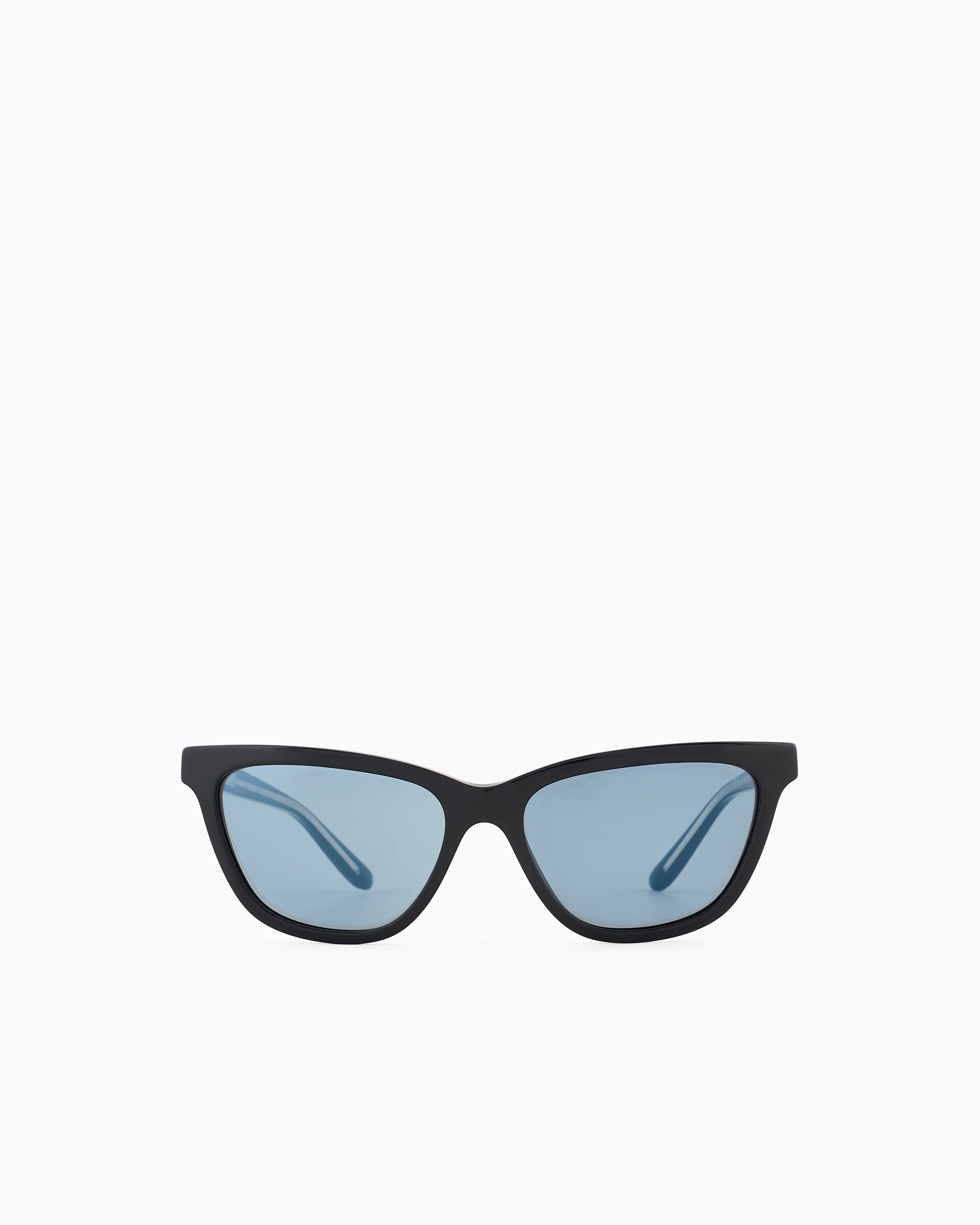Giorgio Armani Women's Black ’S Asian-Fit Cat-Eye Sunglasses Large