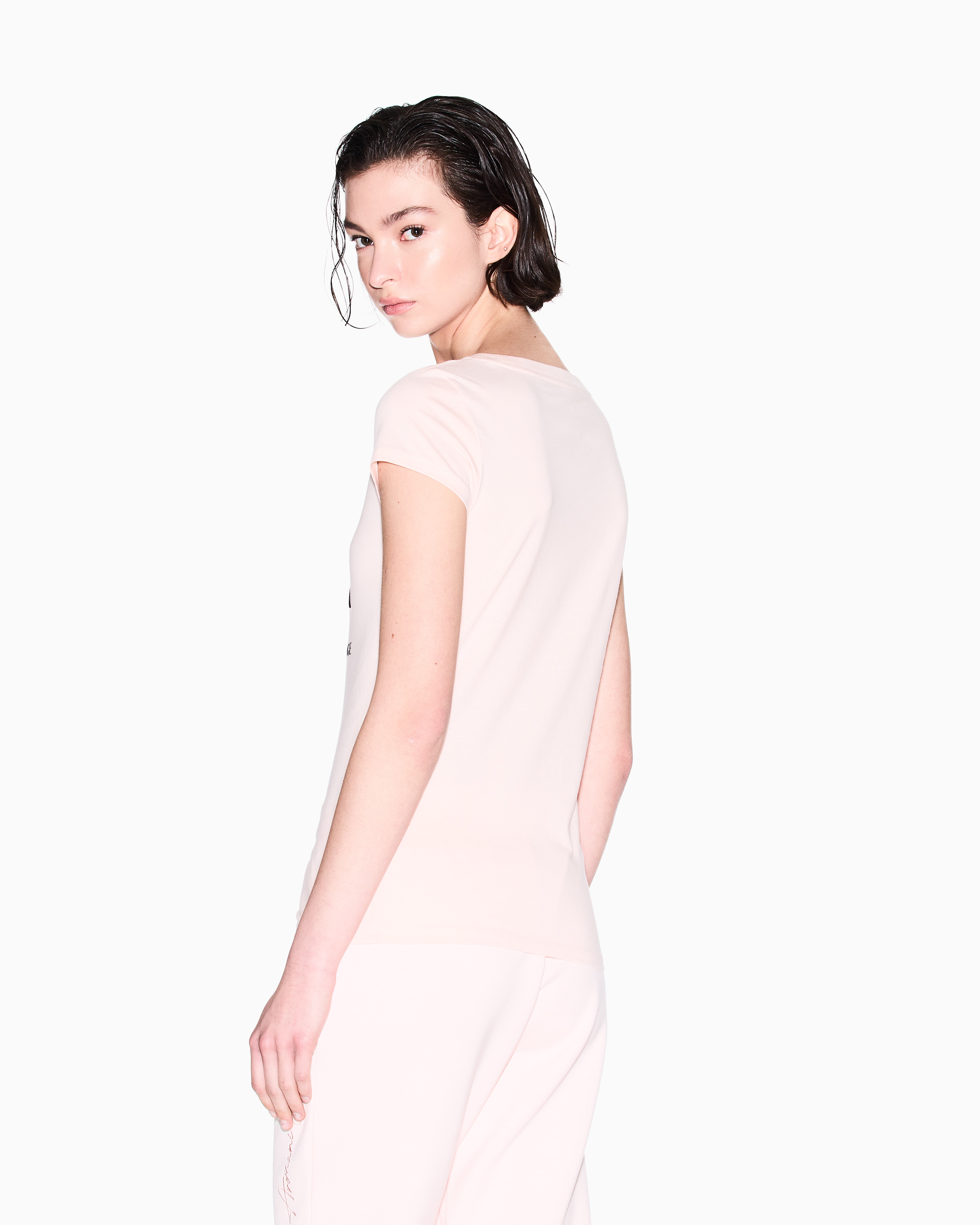 Pima Cotton Print Short T-Shirt