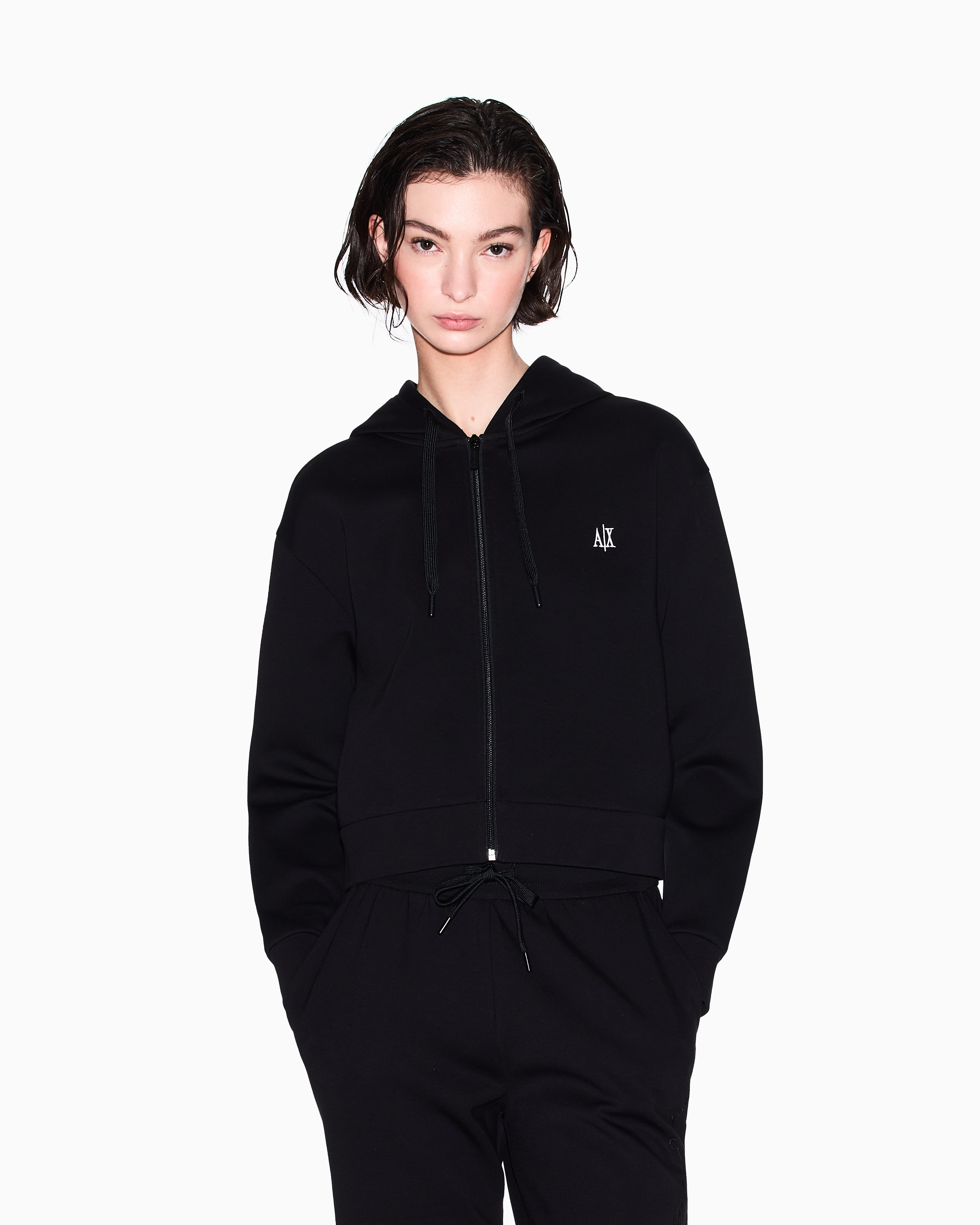 【アルマーニジーンズ】ジップ プルオーバーシャツ 80's] OLD GIORGIO ARMANI 2 Tone Zip Up Cotton Blouson
