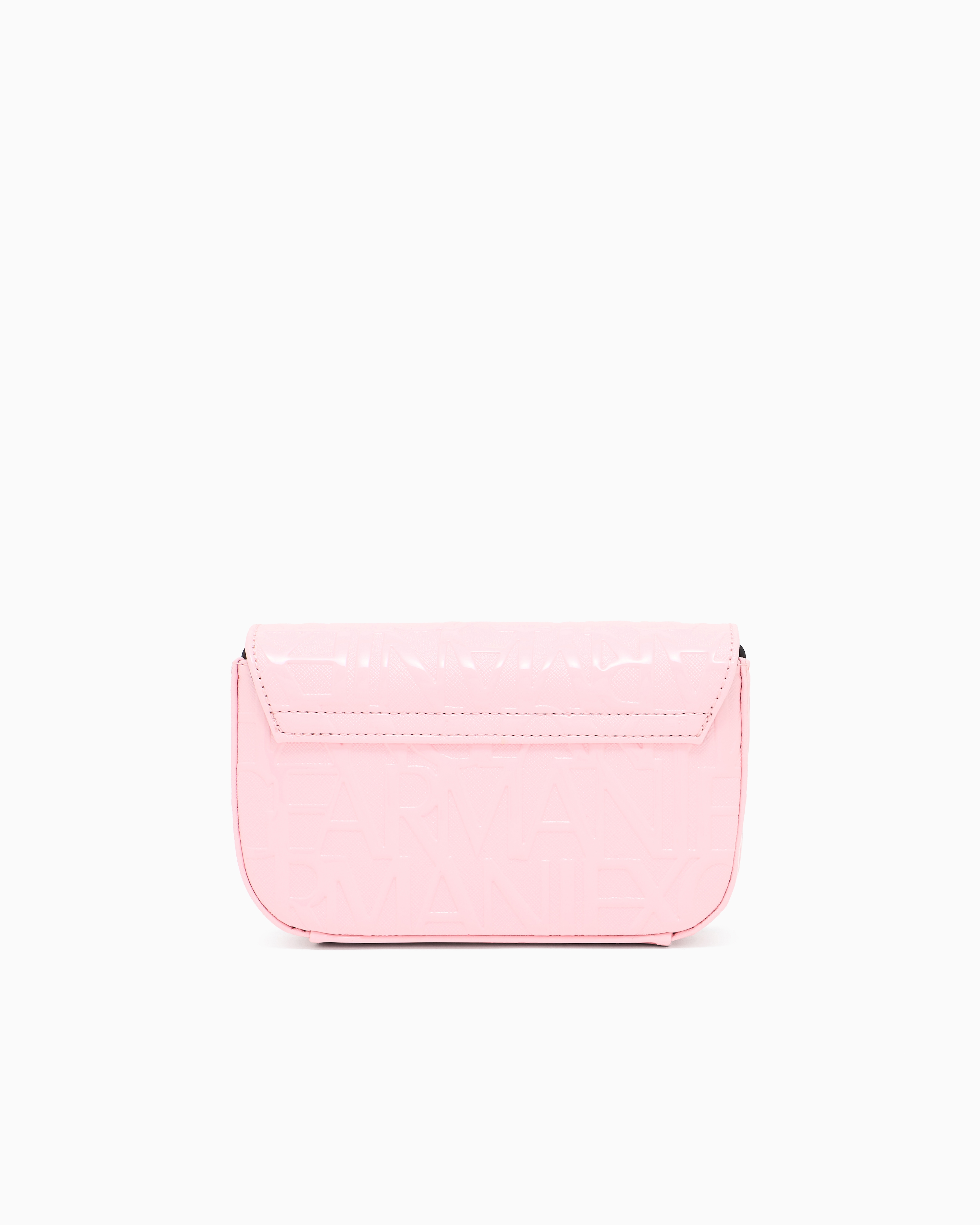 Armani Exchange Crossbody Bag With Logo In Pink
