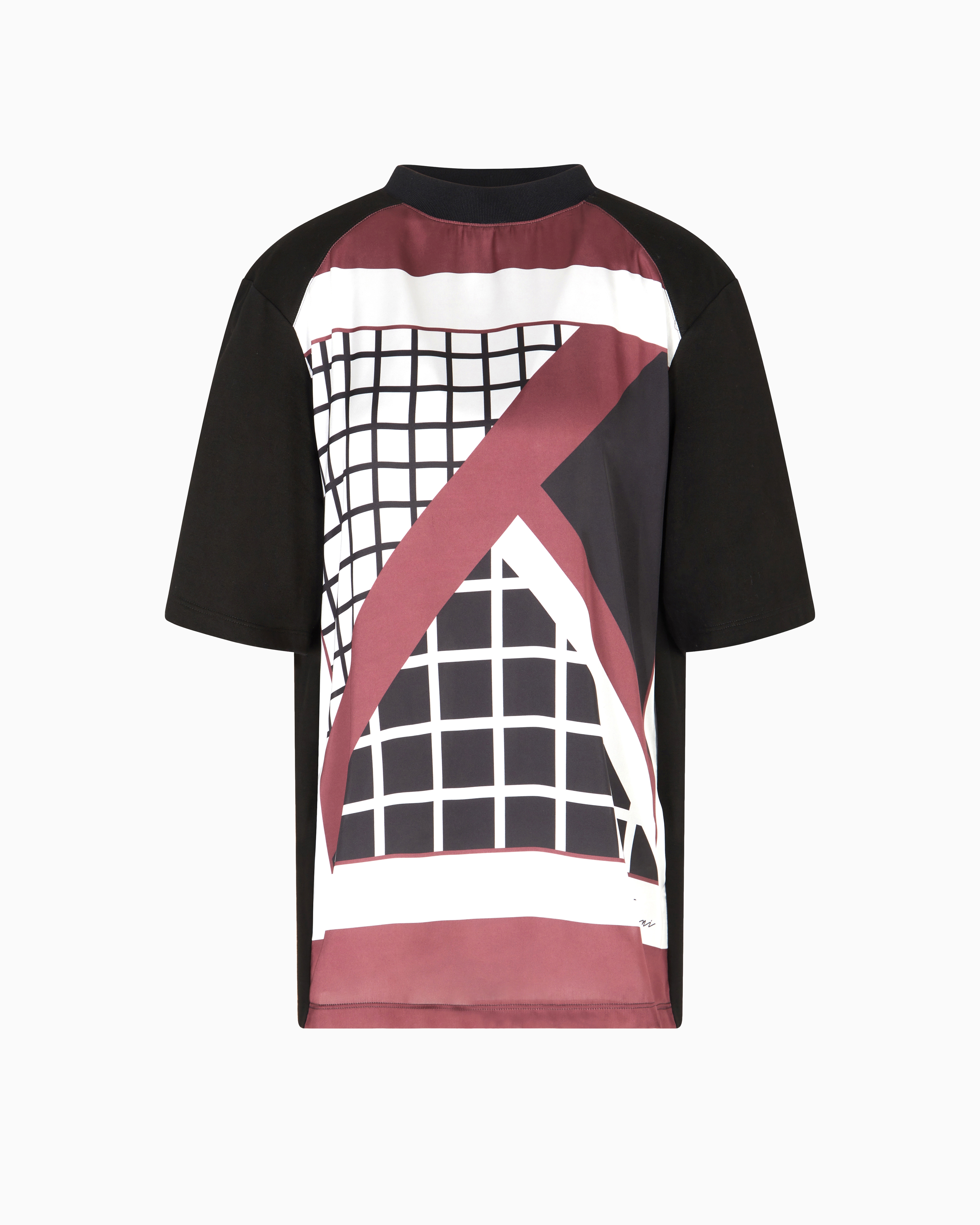 Polygon capsule collection heavy jersey T-shirt with printed