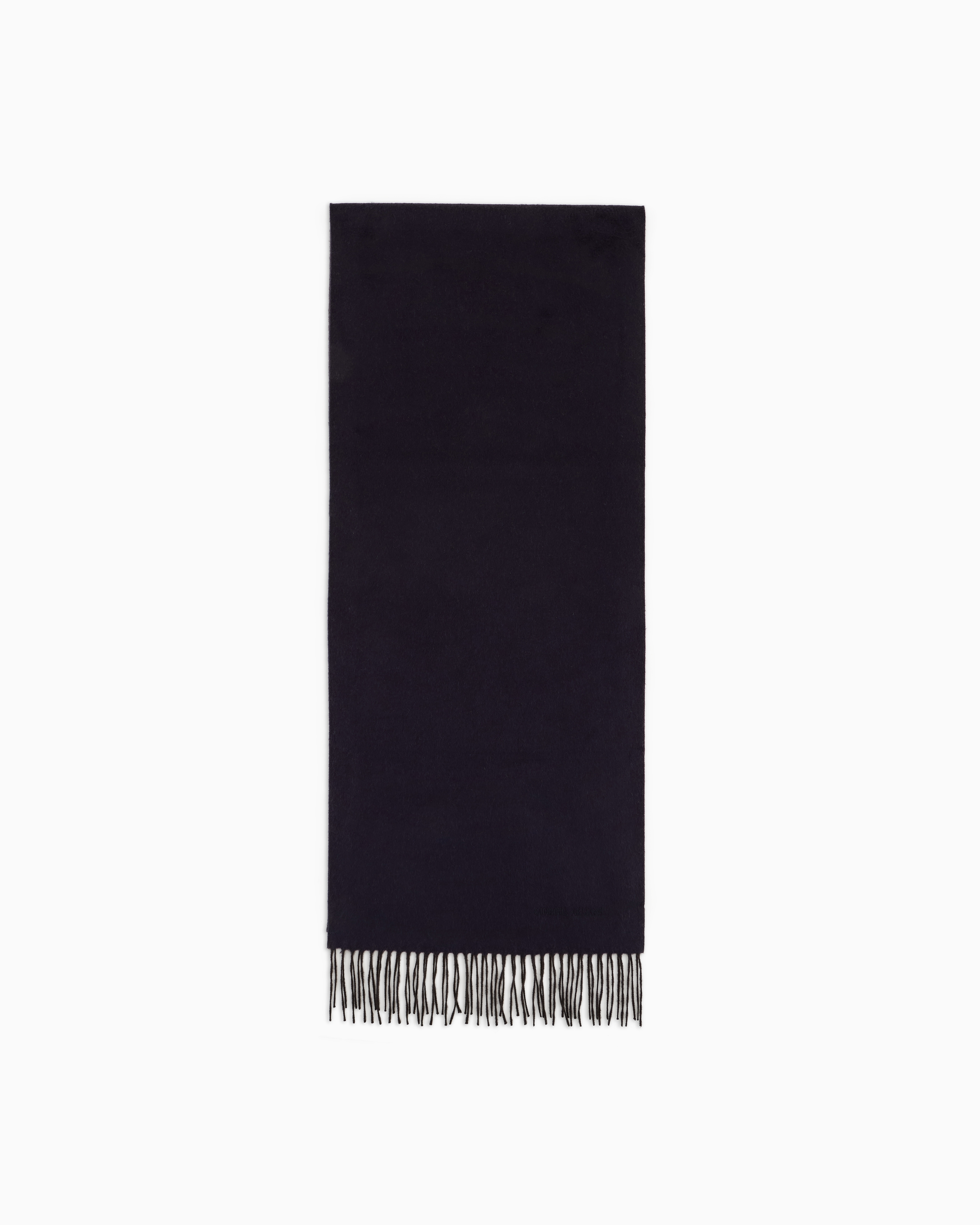 アクセサリーその他 GIORGIO ARMANI SILK AND CASHMERE SCARF WITH LOGO Two-tone wool and silk scarf | Giorgio Armani