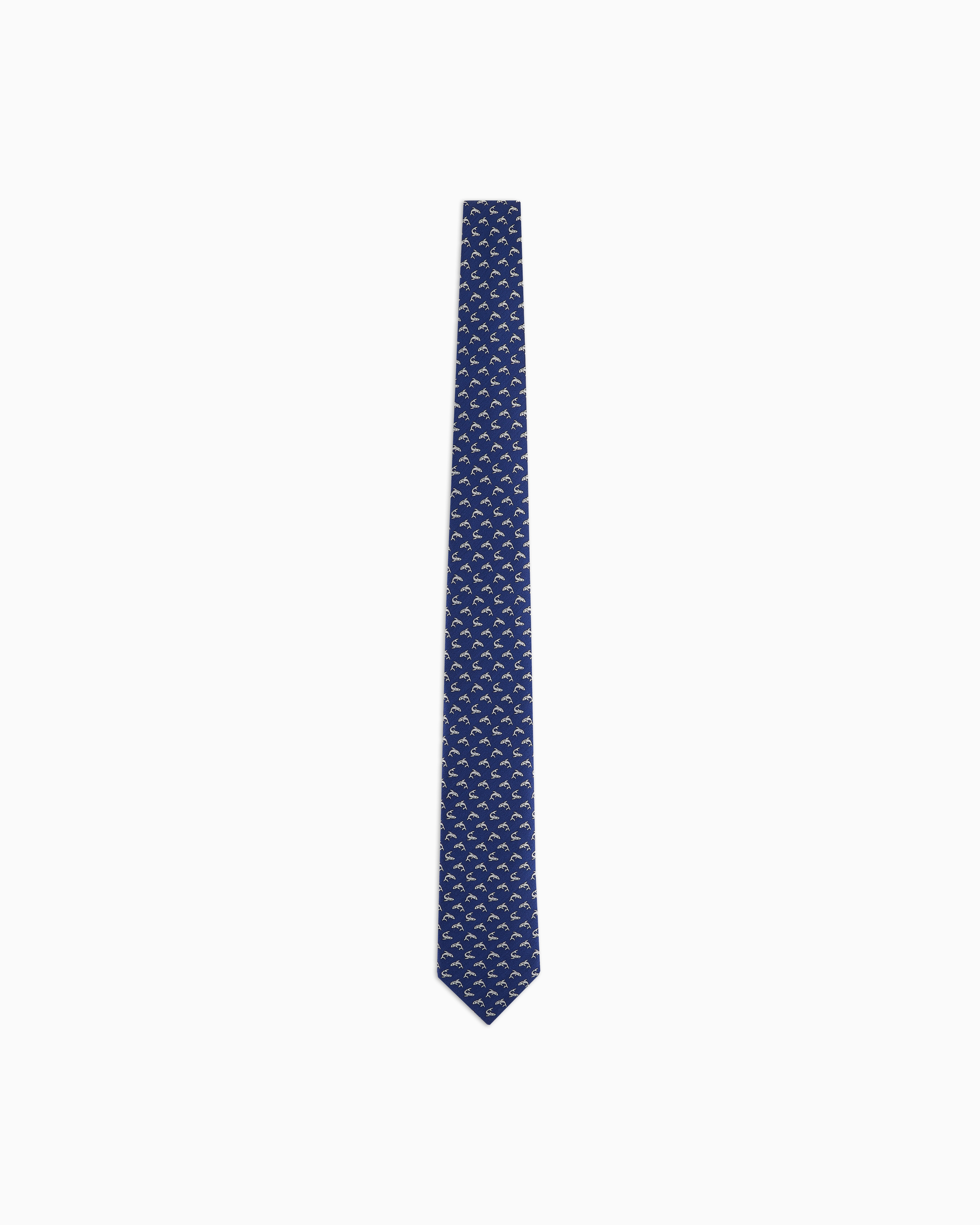 ネクタイ EMPORIO ARMANI SS25 TIE (EM001346 TE13729 F1076) Pure silk tie with jacquard micro-pattern | Emporio Armani