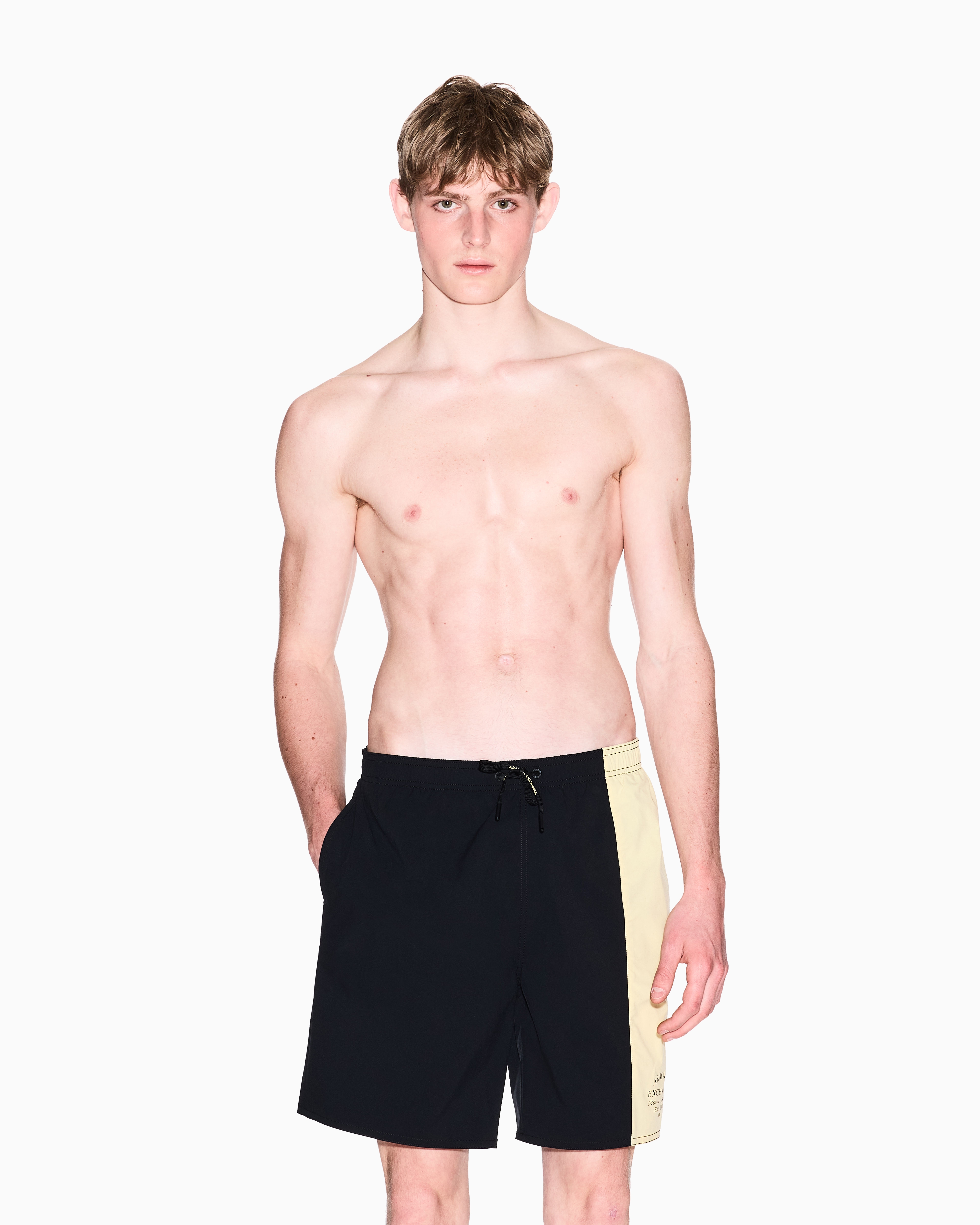 Armani Exchange - Patterned boxer costume, Man, Two-tone, Size: