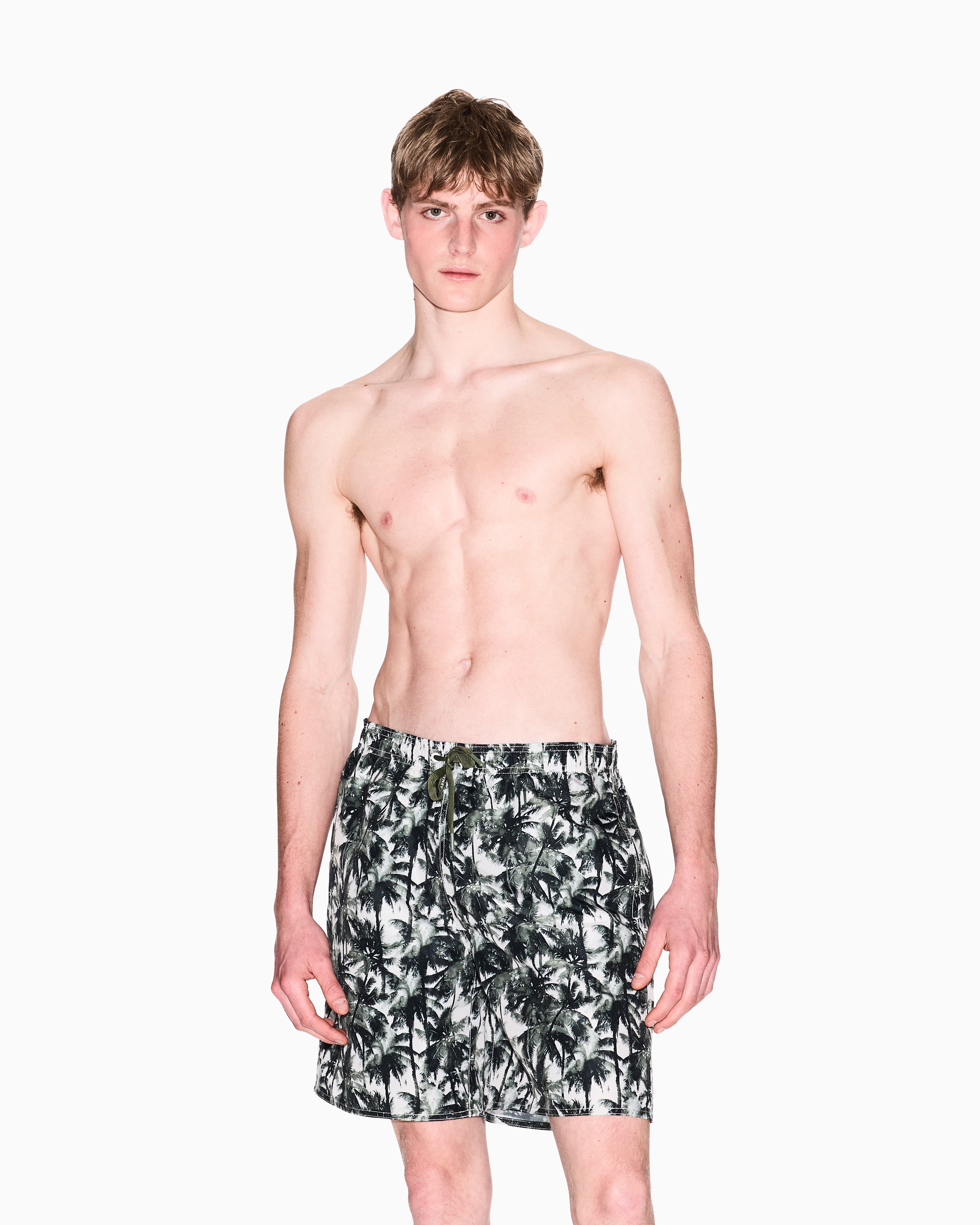 Armani Exchange - Patterned boxer costume, Man, Green, Size: