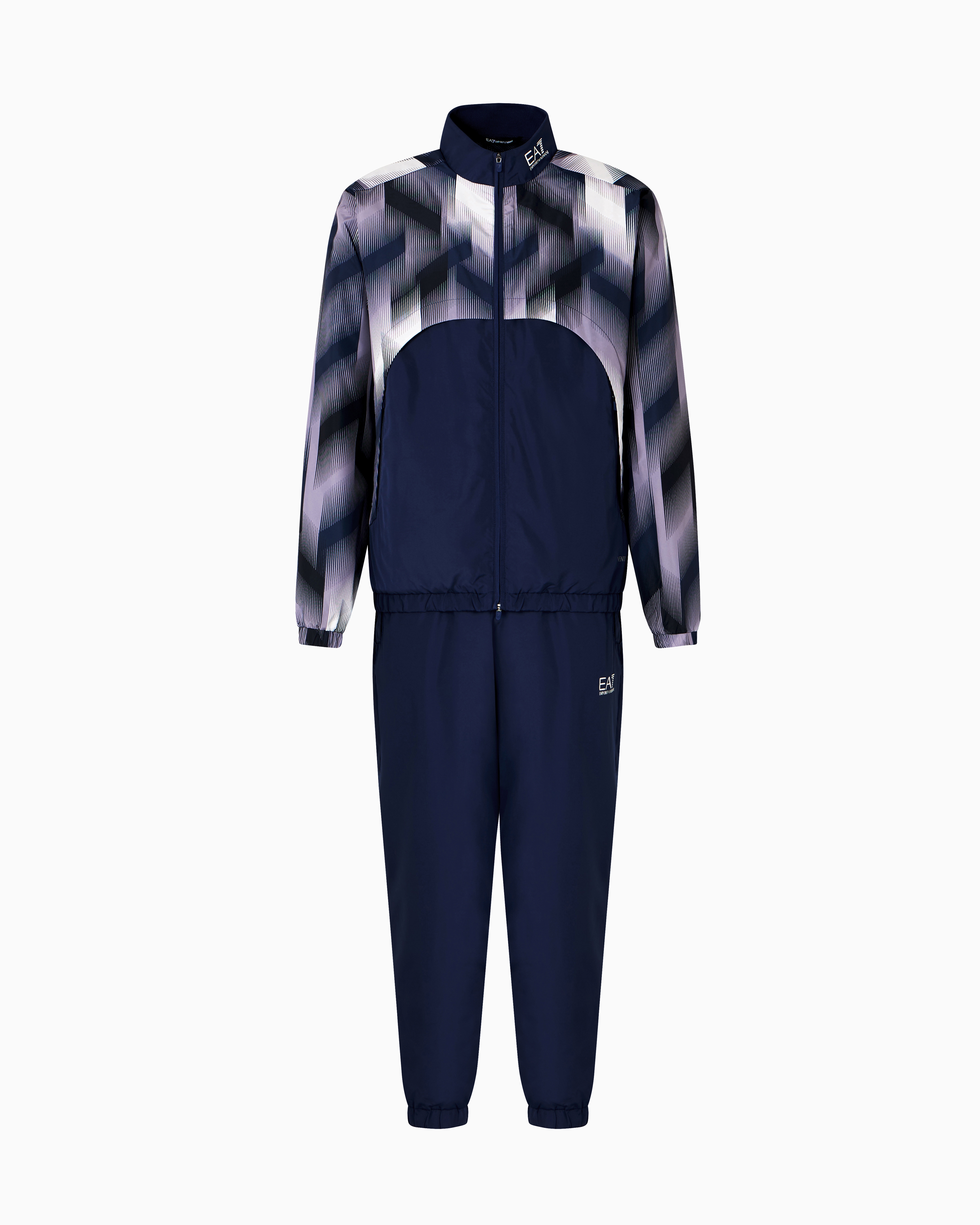 Ea7 Tennis Pro Tracksuit In Ventus7 Technical Fabric In Blue