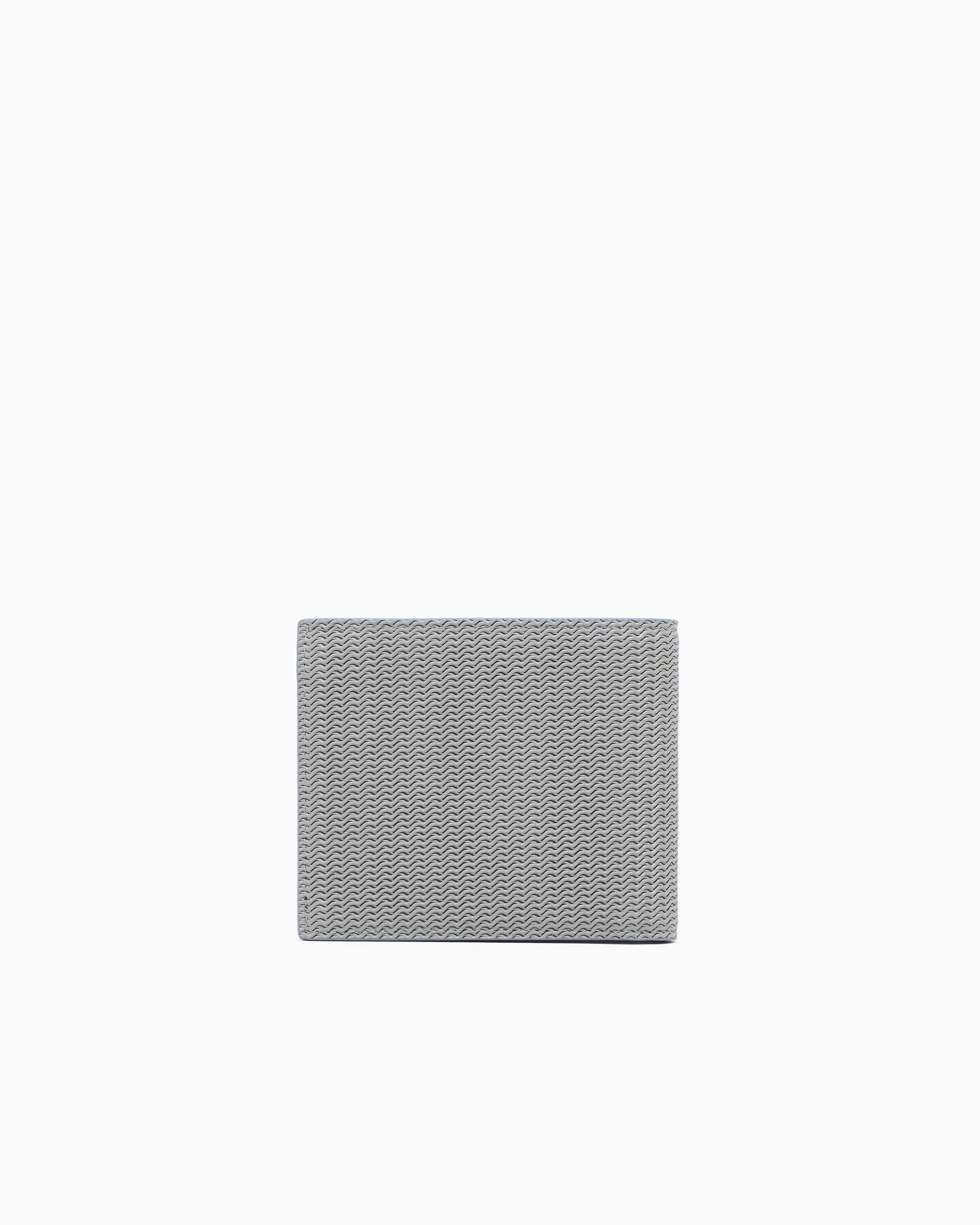 Giorgio Armani Bifold Wallet In Embossed Leather