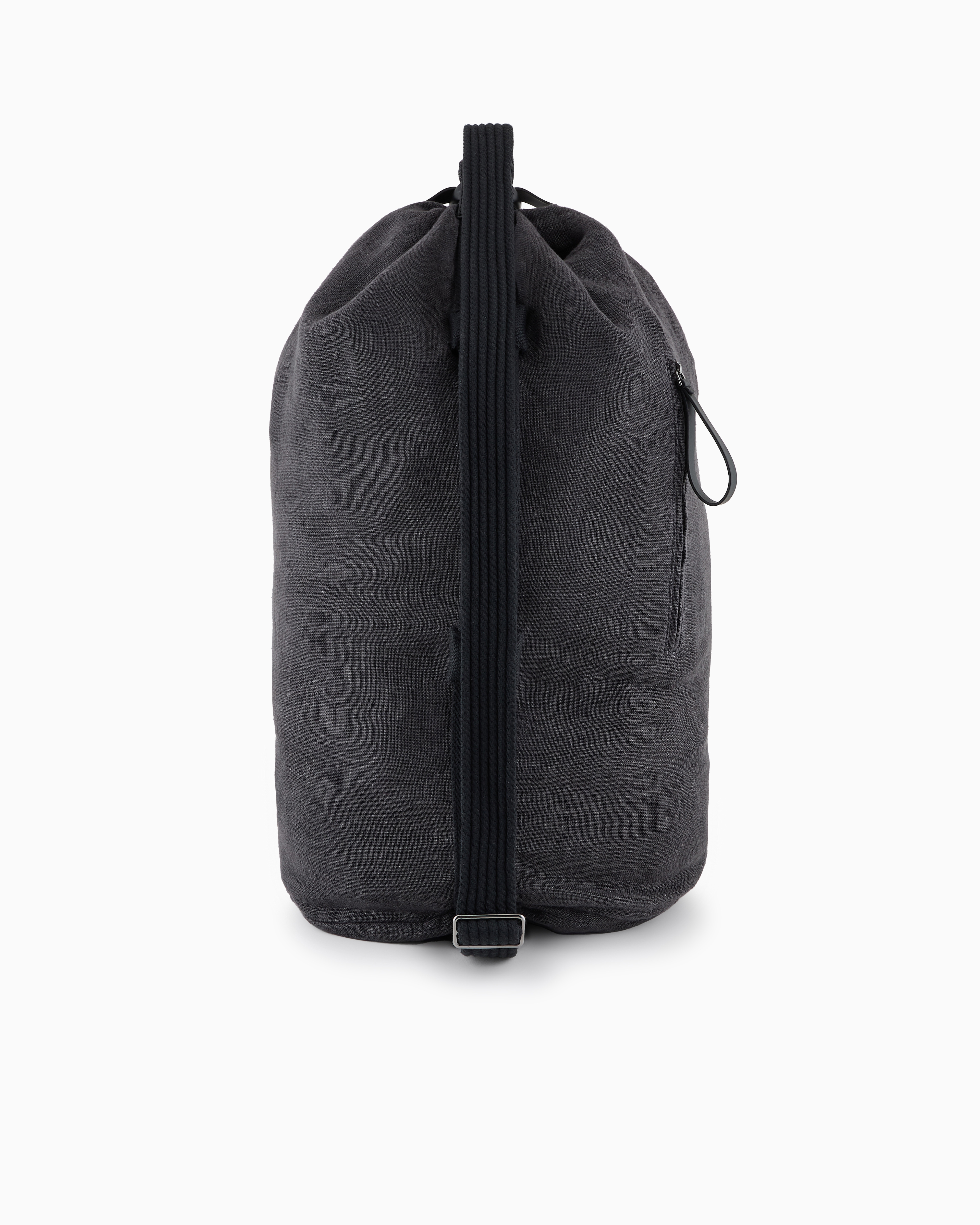 Giorgio Armani Linen Canvas Backpack