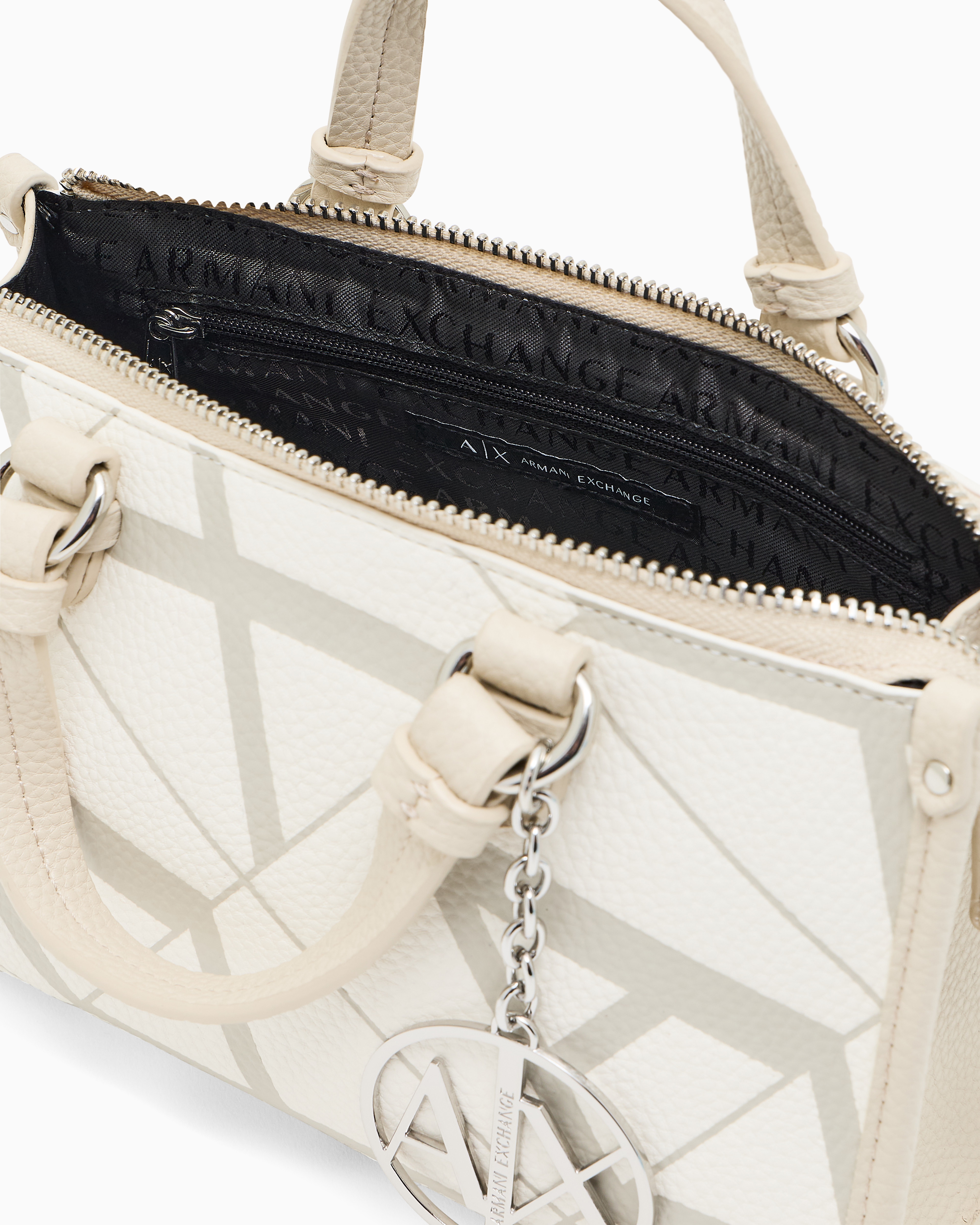 Armani Exchange Top Handles In White