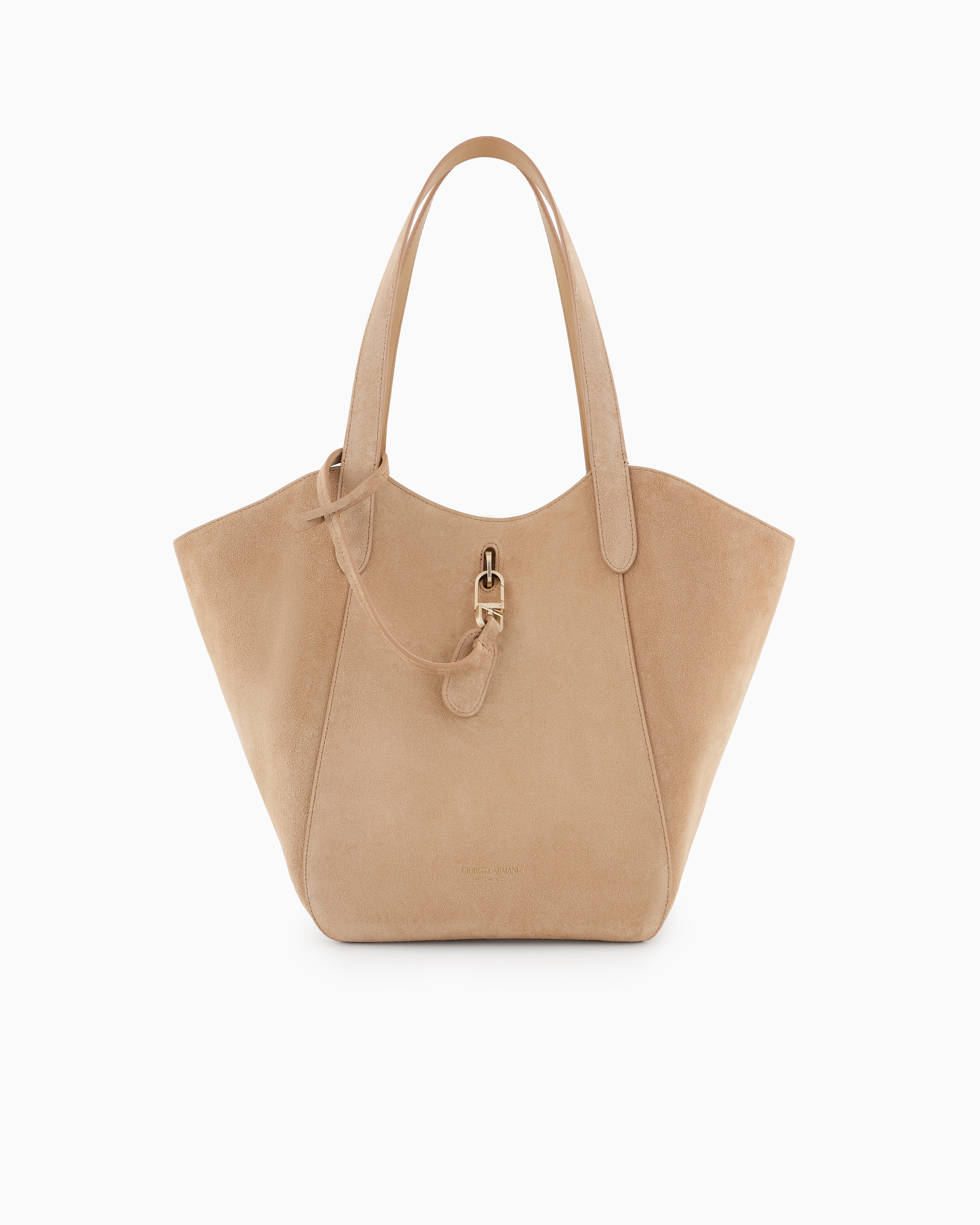 ハンドバッグ GIORGIO ARMANI Woman Handbag Orange GW000820AF14186 U5027 Small suede handbag | Giorgio Armani