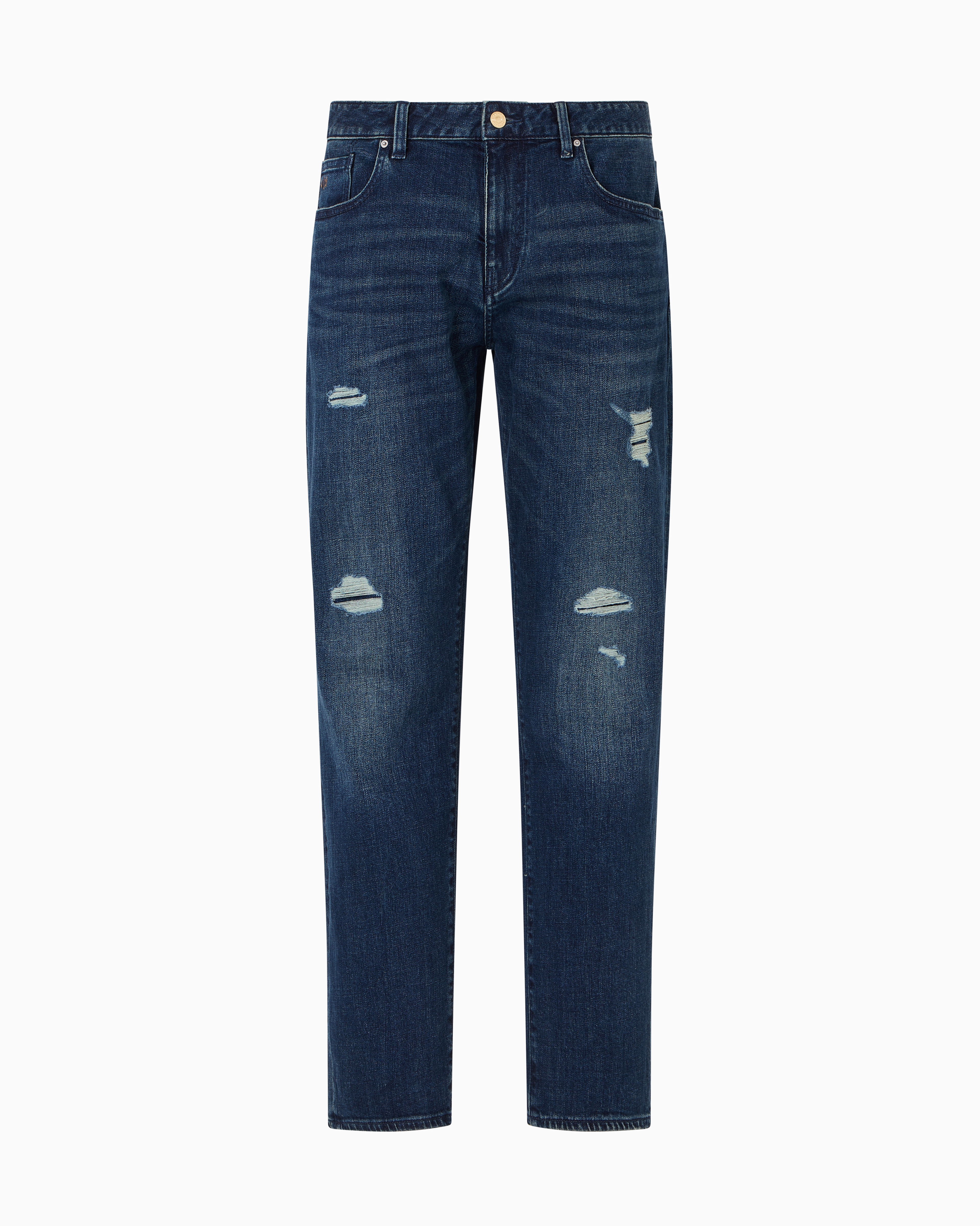 Armani Exchange J13 Slim Fit Jeans In Cotton Denim In Blue