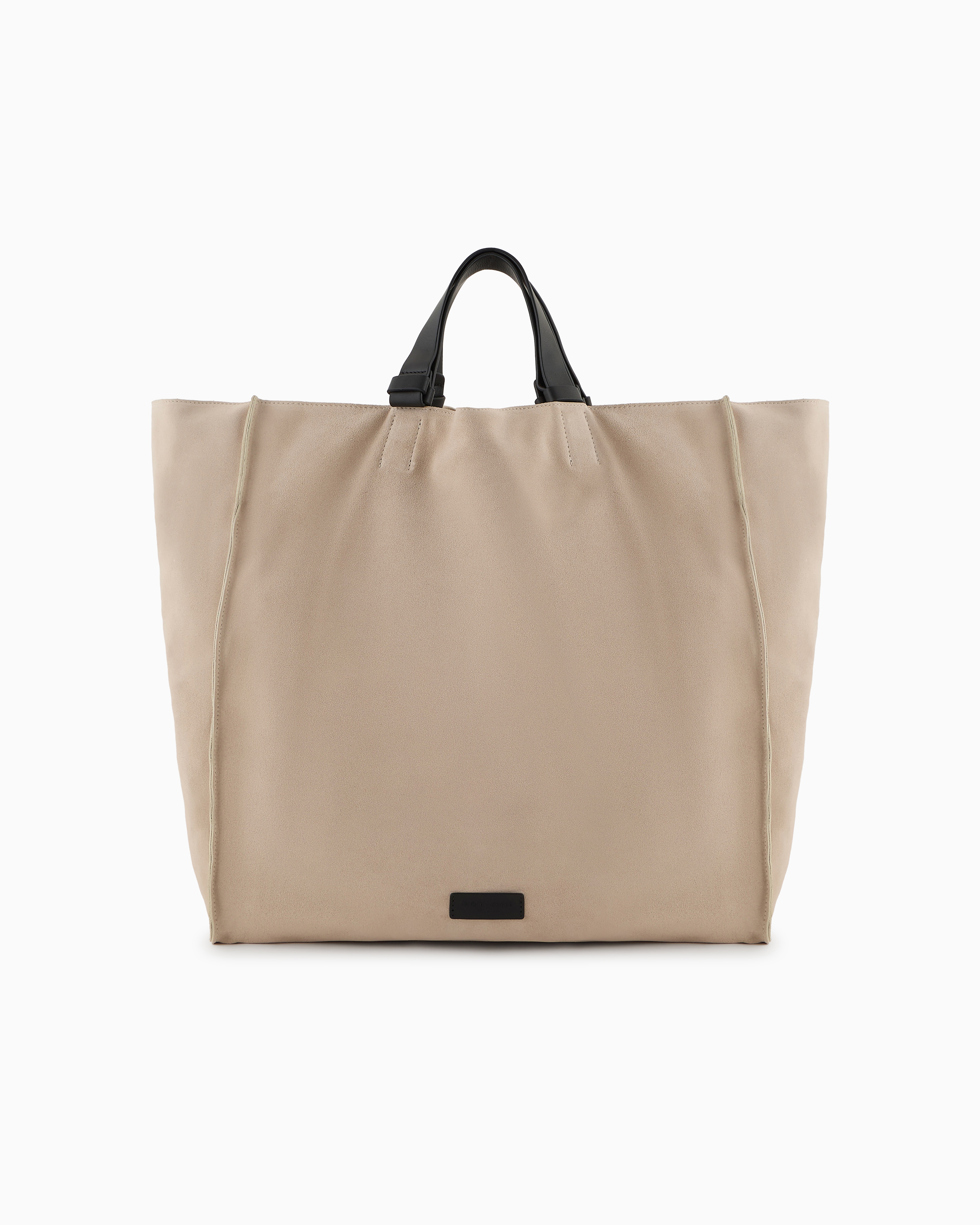 Giorgio Armani Suede And Leather Shopper