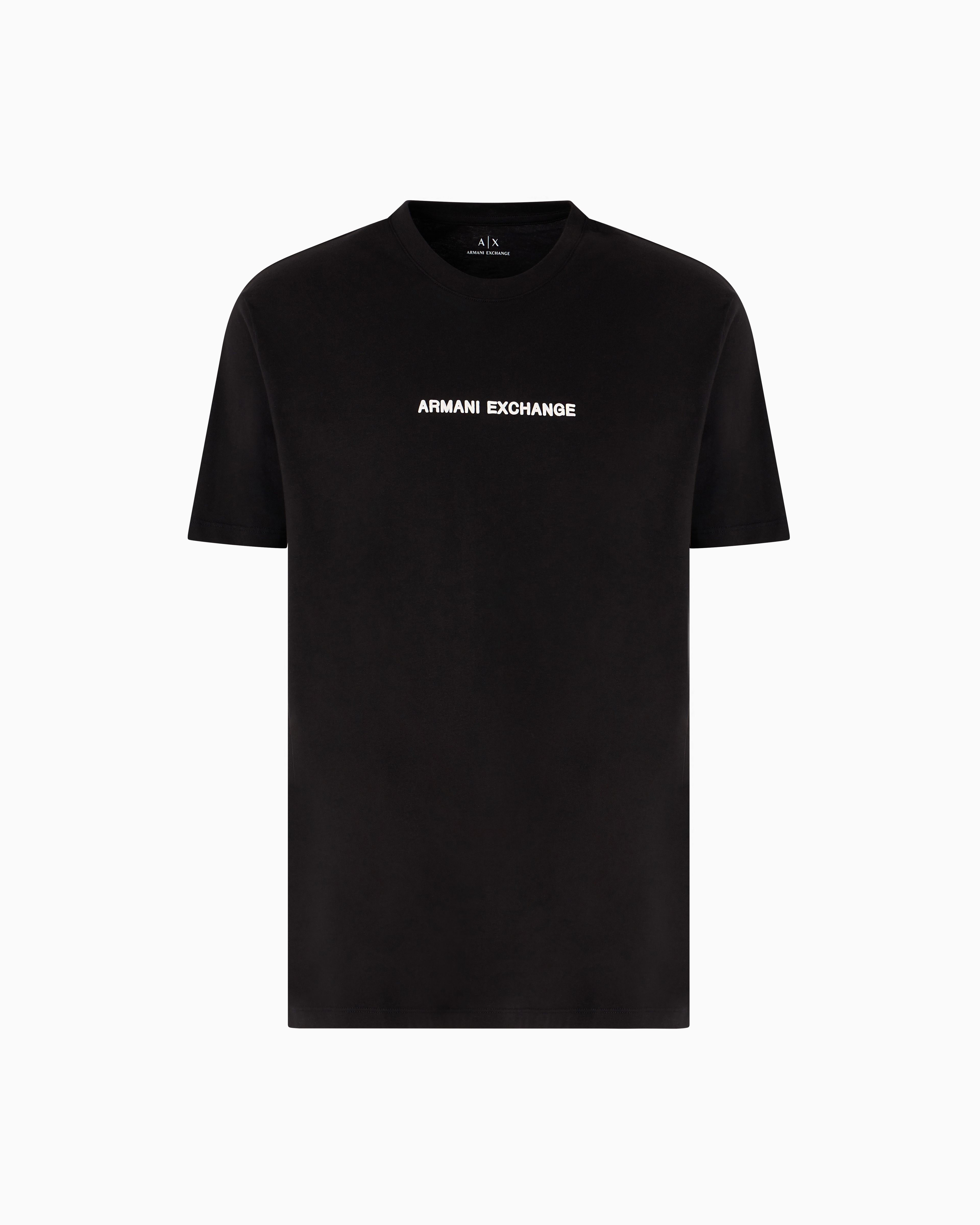 Armani Exchange Regular Fit T-shirts In Black