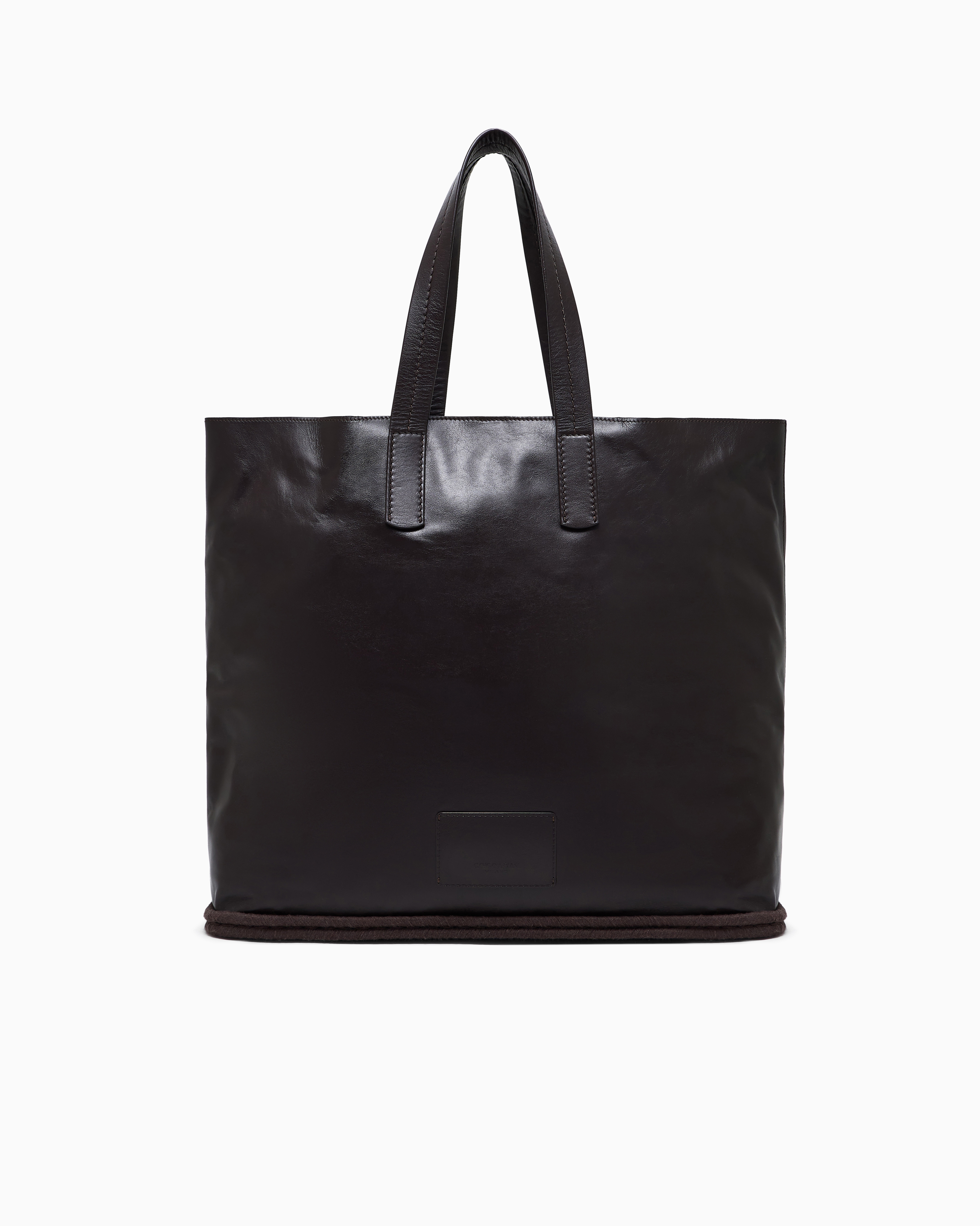 Giorgio Armani Nappa-leather And Rope Shopper Bag