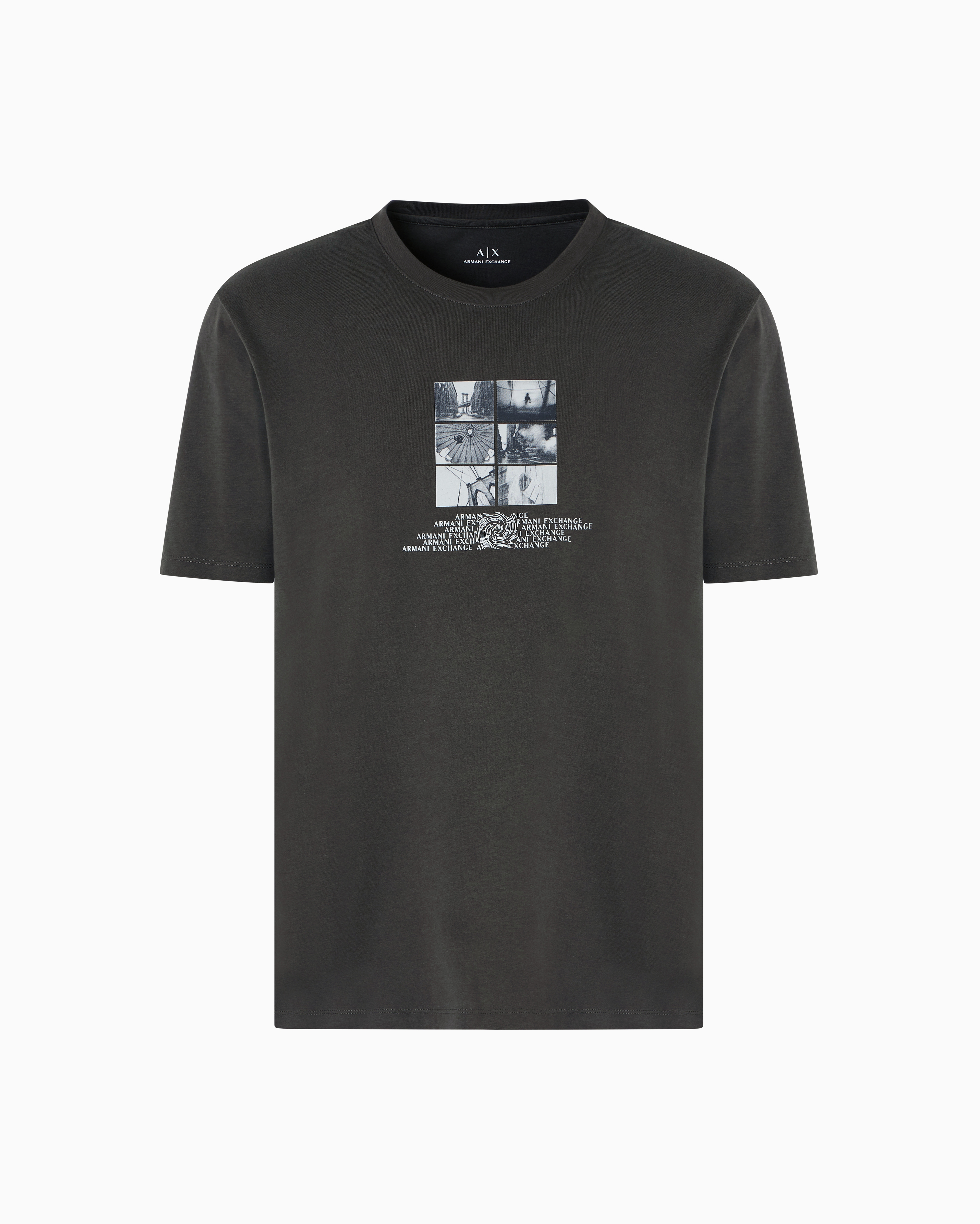 Armani Exchange Regular Fit T-shirts In Green