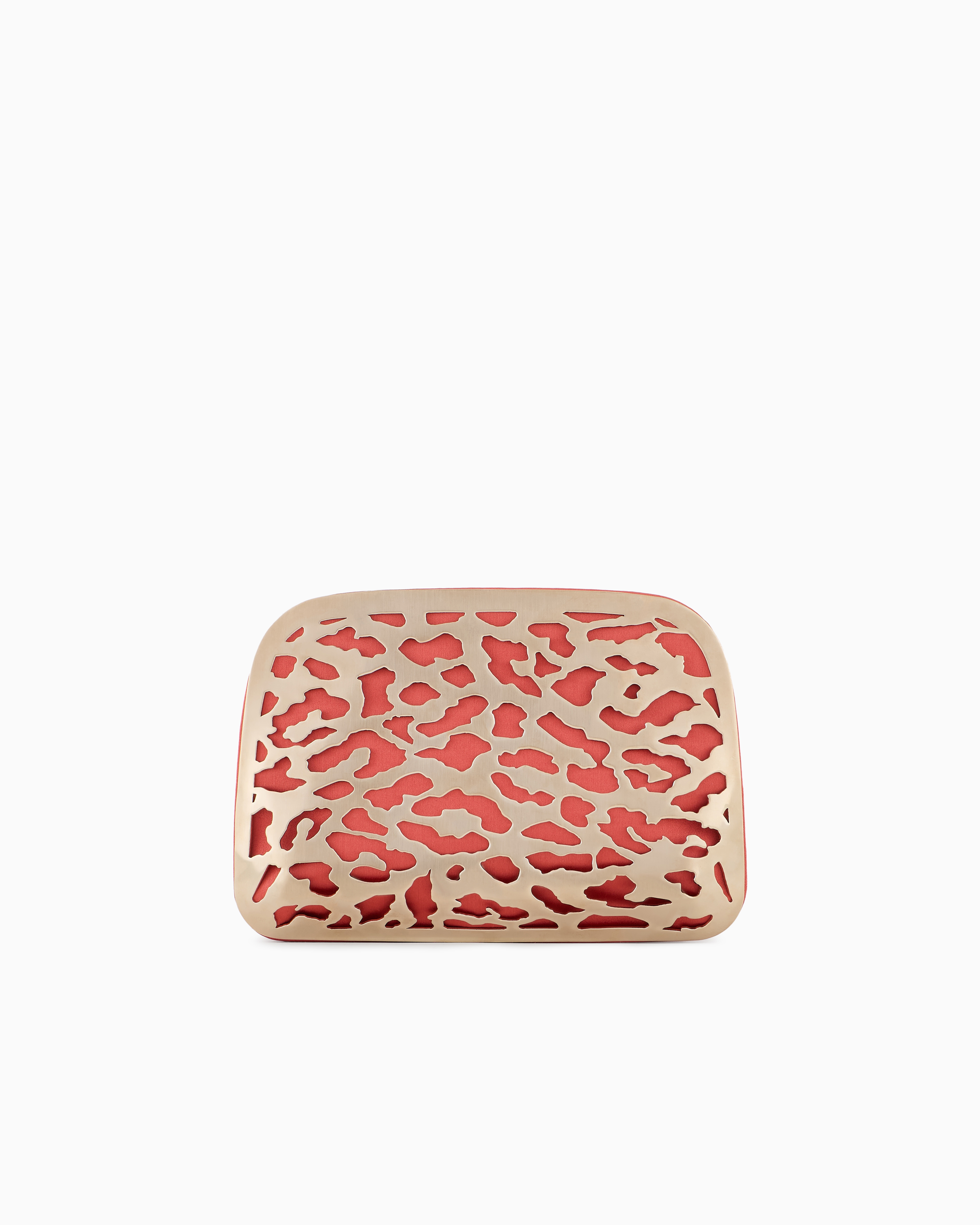 Giorgio Armani La Prima Satin And Metal Clutch Bag