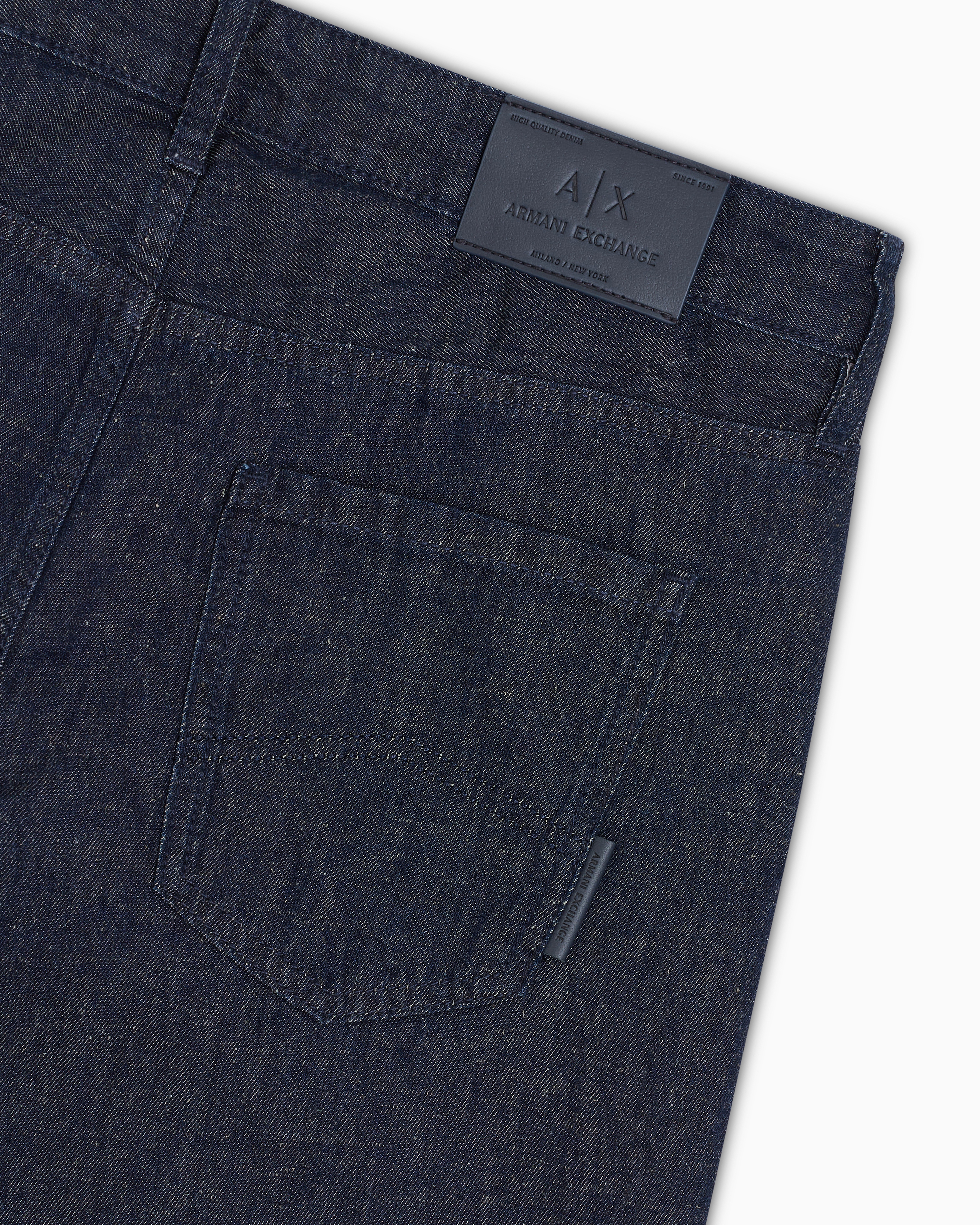 Armani Exchange -  J13 slim fit jeans cotton denim, Man, Blue, Size: