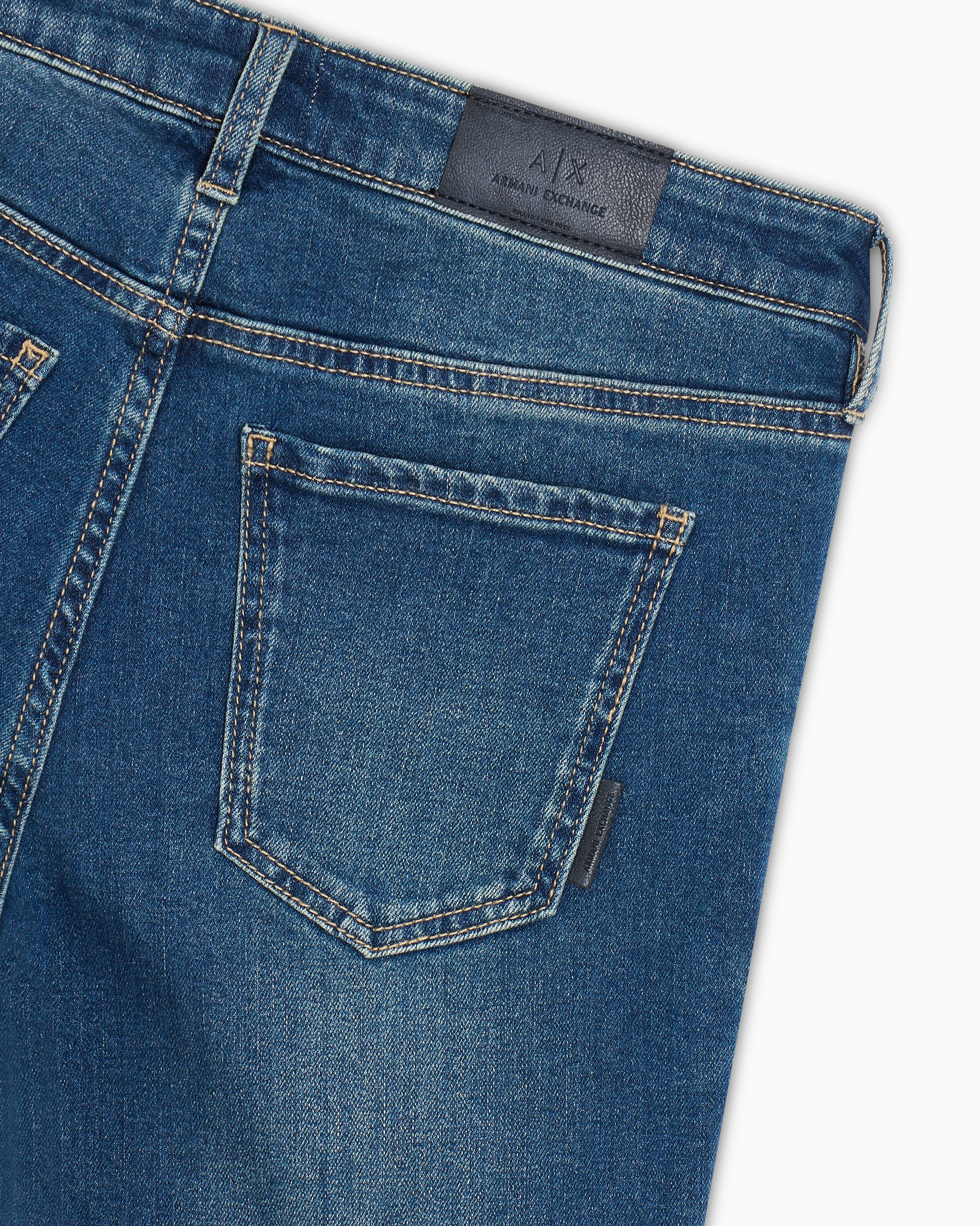 Armani Exchange - Super Skinny Jeans, Woman, Blue, Size: