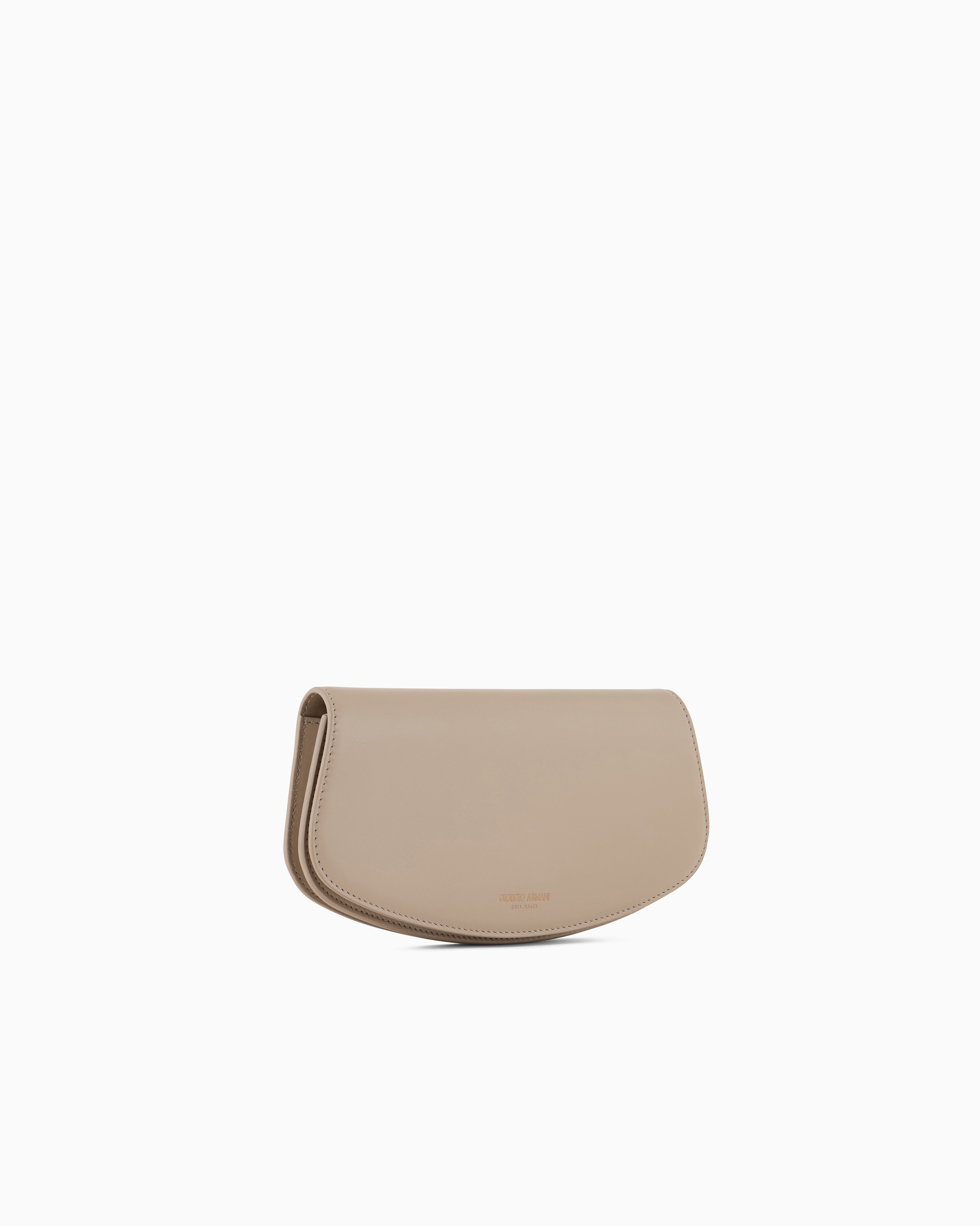 Small leather shoulder clutch bag | Giorgio Armani