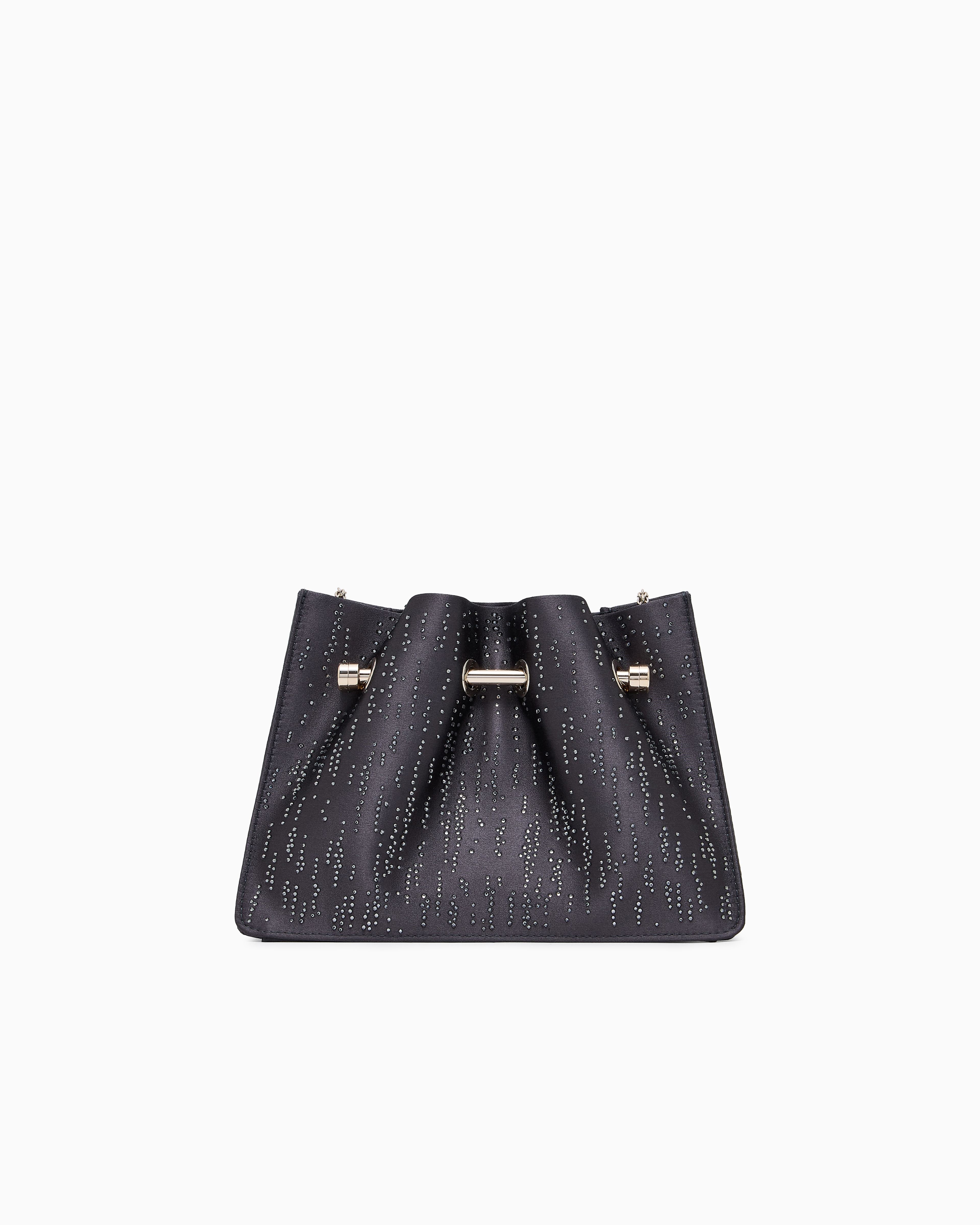 Giorgio Armani Satin And Crystal Clutch Bag