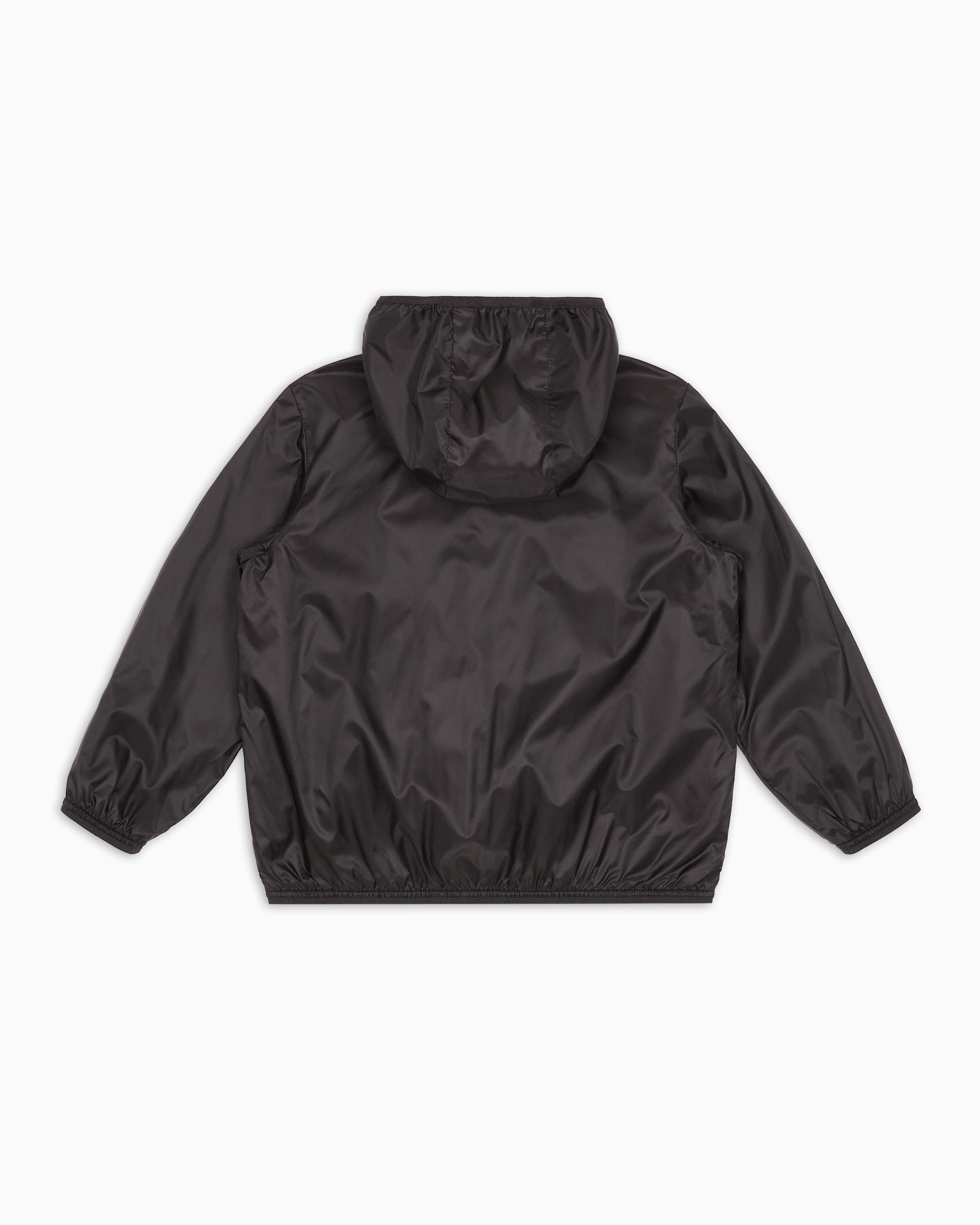 Ea7 Core Identity Boy Technical-fabric Jacket In Black