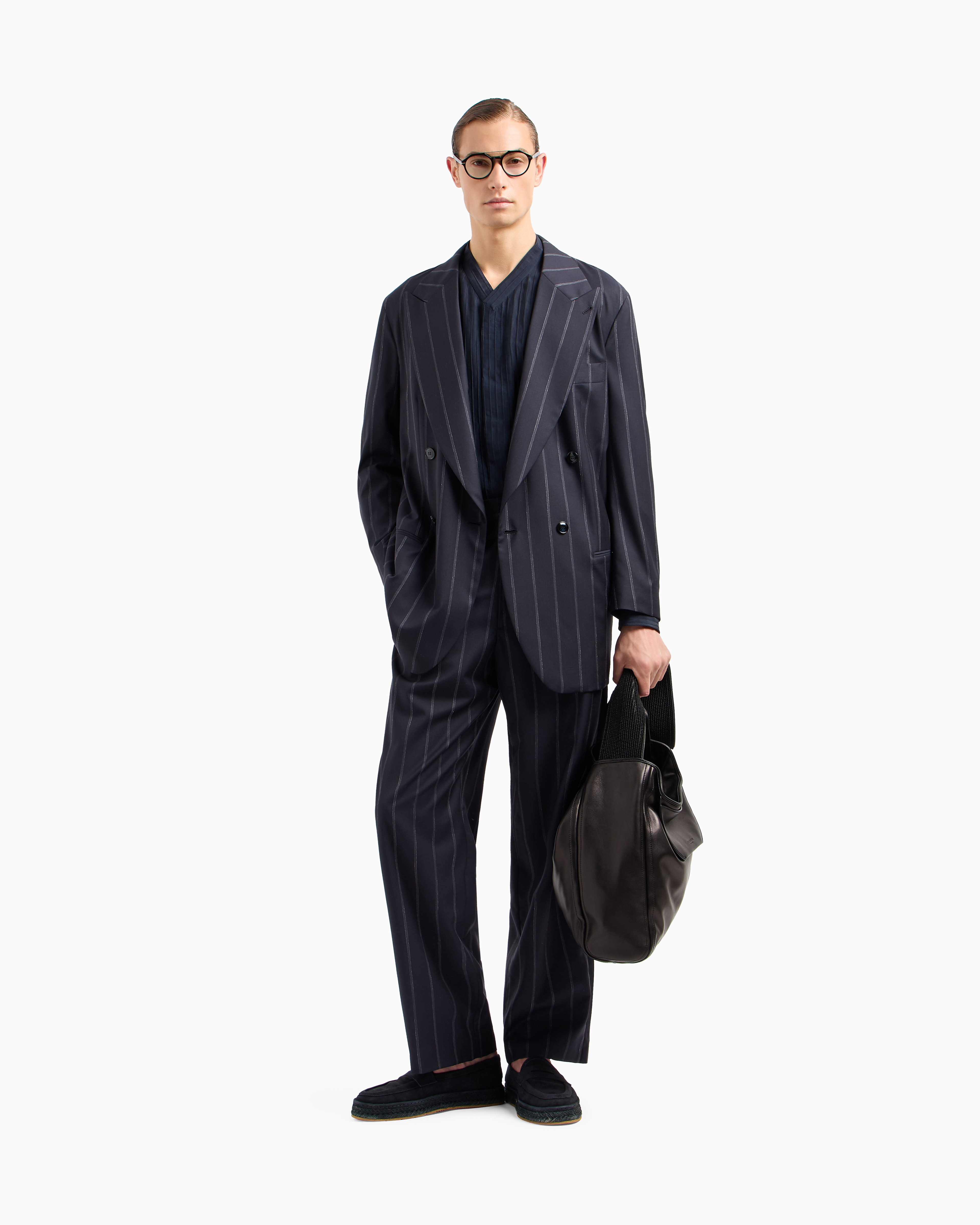 ジョルジオ アルマーニ◆ミディアムナッパ ロープストラップ ストラップ ナッパレザー ミディアム | Giorgio Armani