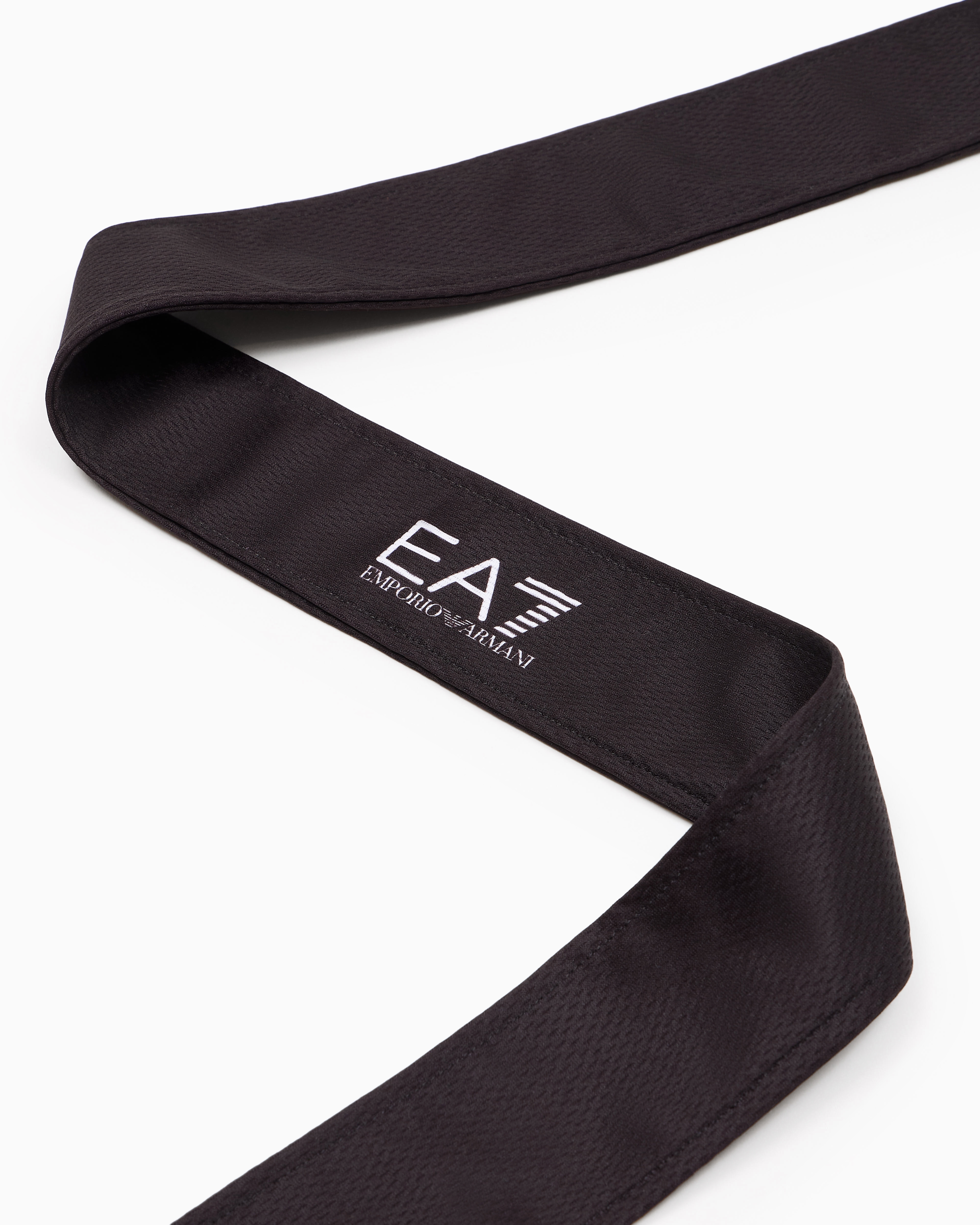 Ea7 Tennis Pro Technical-fabric Band In Black