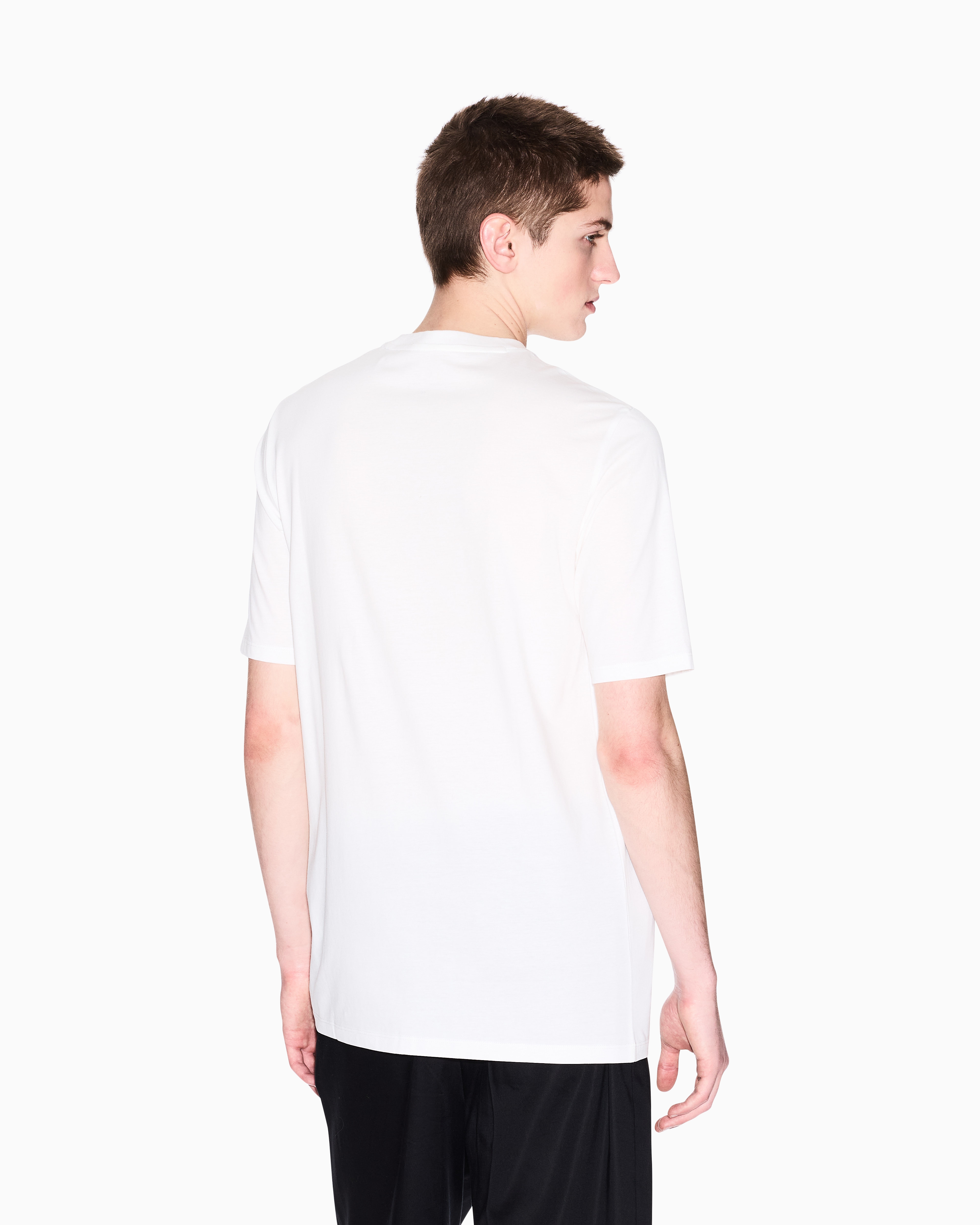 Armani Exchange - Lost sound slim fit t-shirt, Man, White, Size: