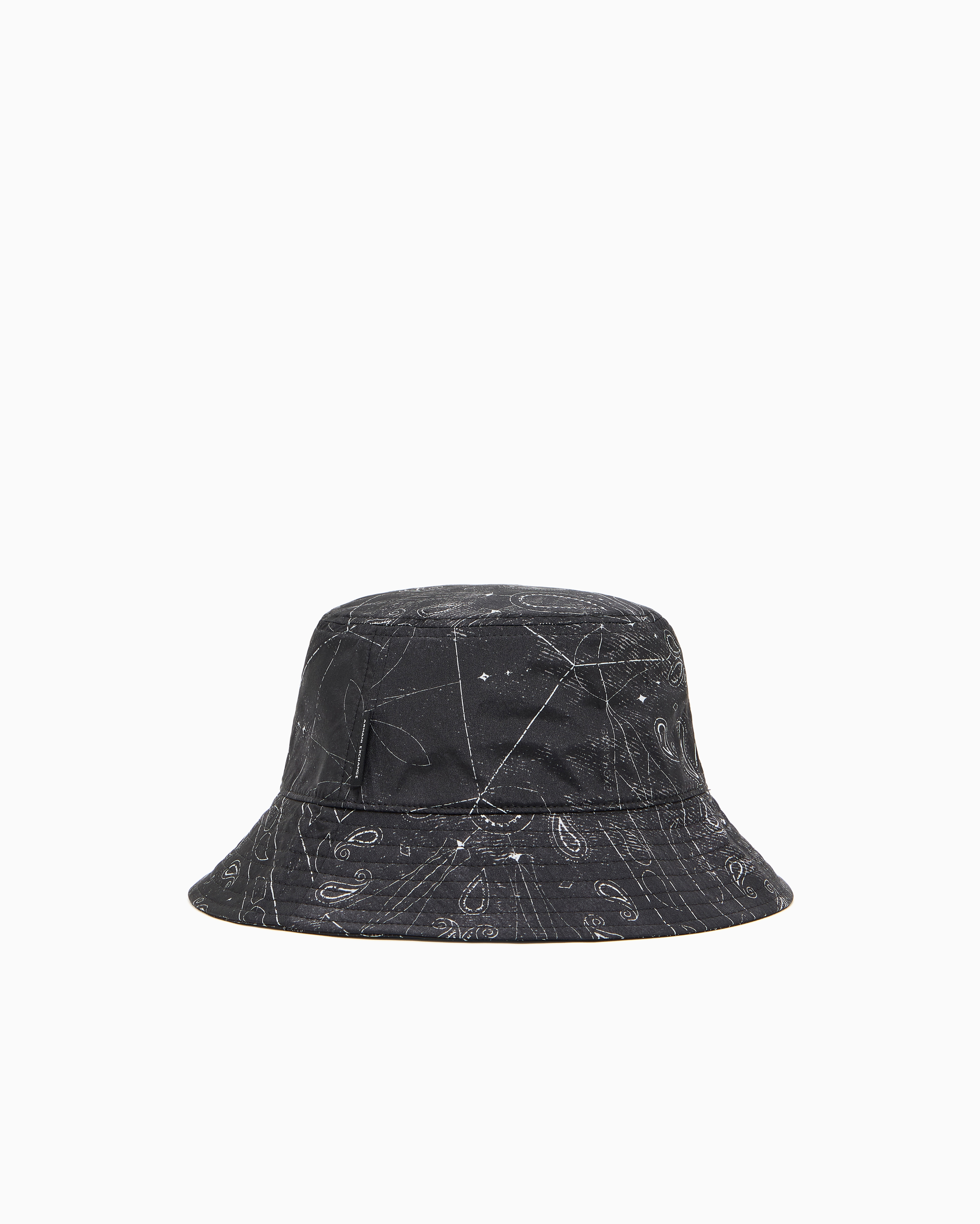 Armani Exchange Bucket Hat With Logo In Black