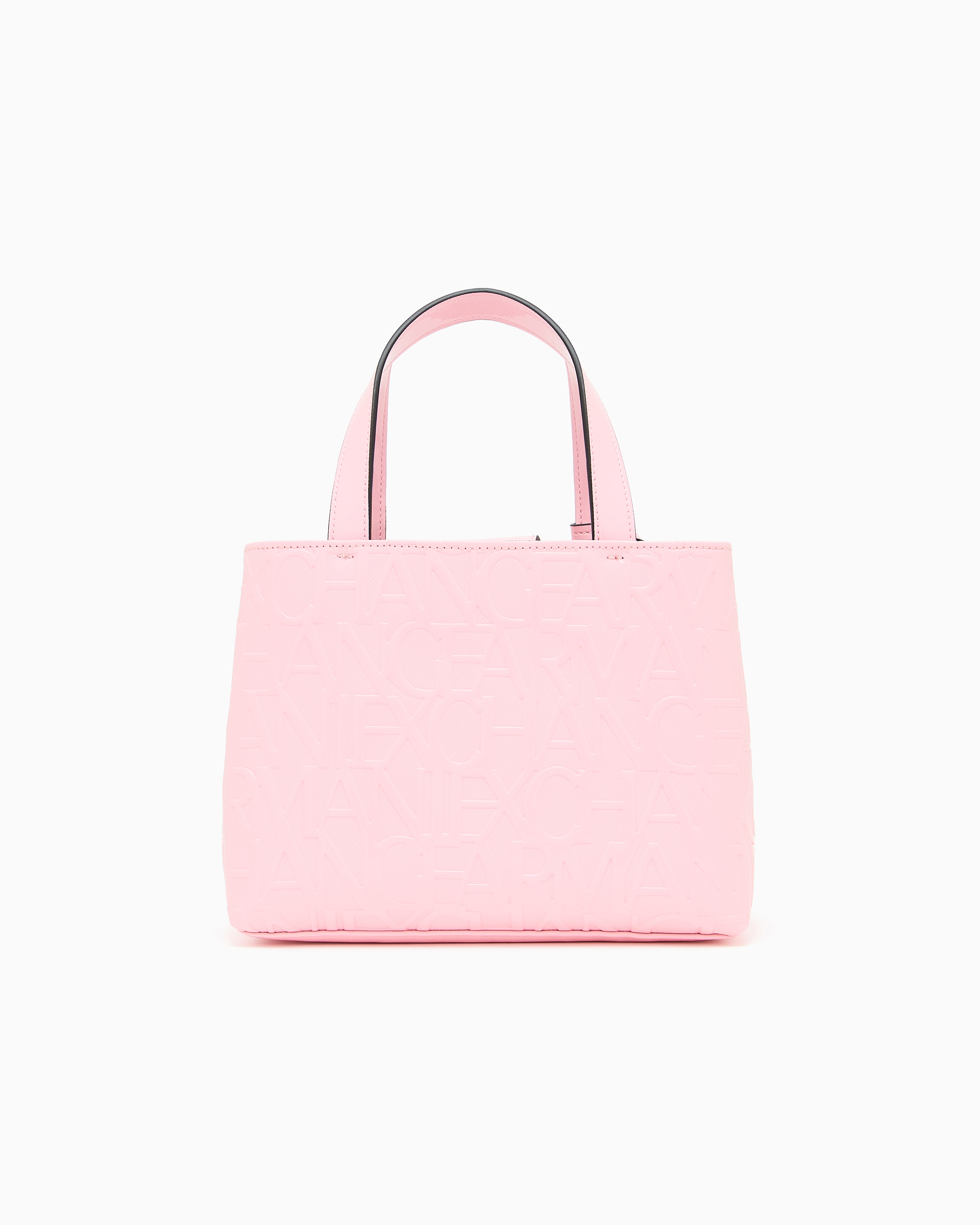 Armani Exchange Shopper With Logo Lettering Embossed All-over
