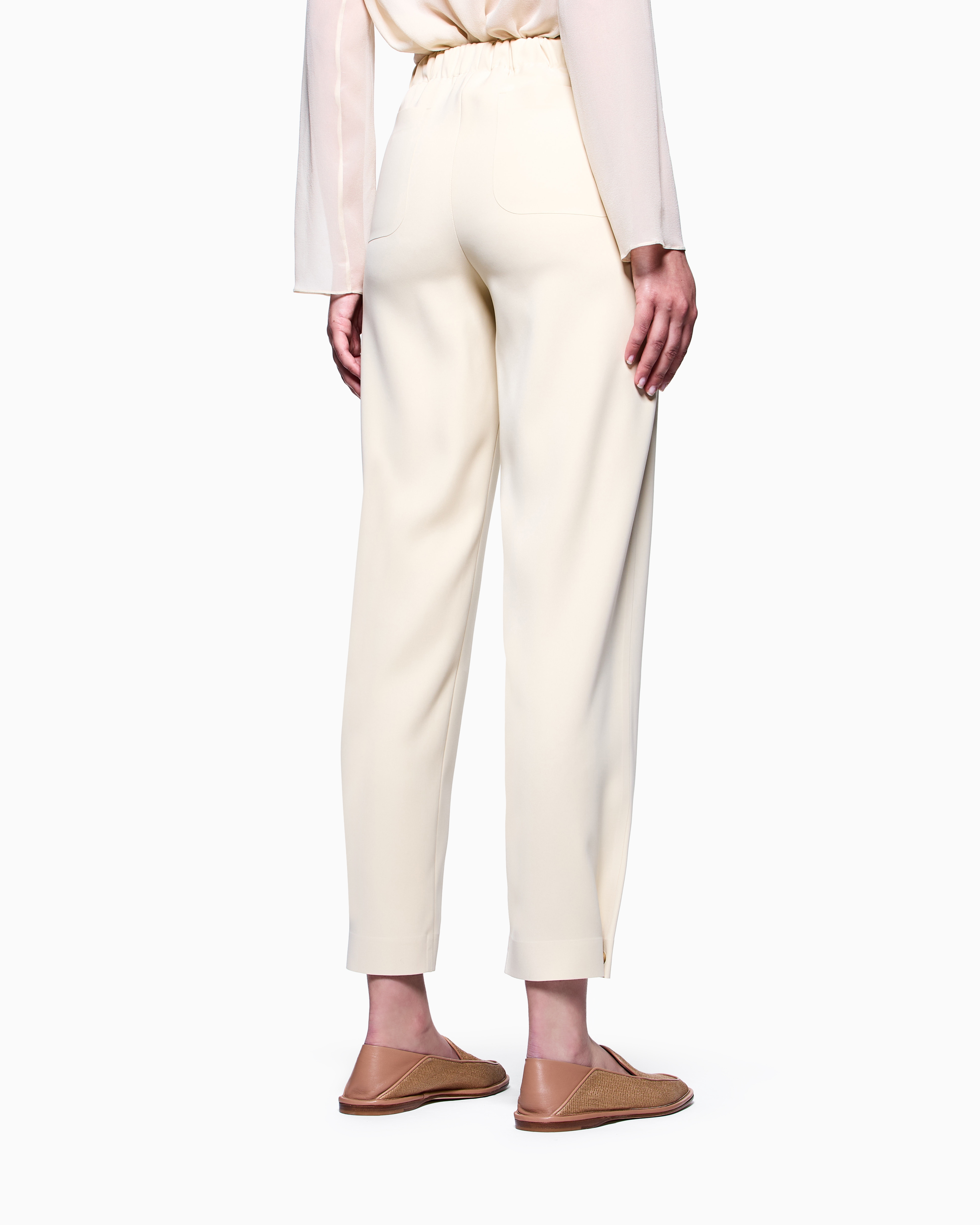 Giorgio Armani Technical-cady Straight Trousers