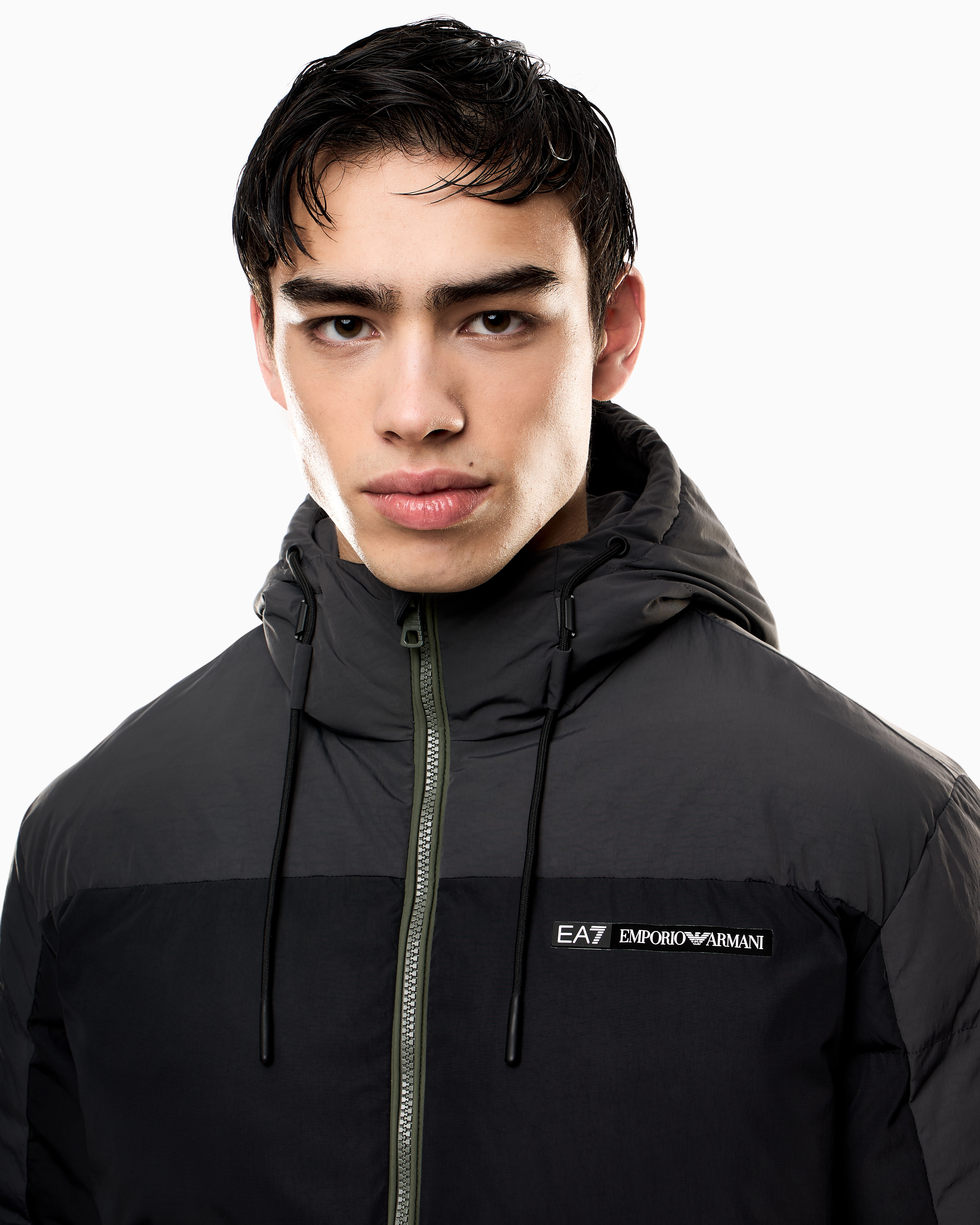 【エンポリオ アルマーニ EA7】Athletic Colour Block Athletic Colour Block cotton-blend tracksuit | EA7