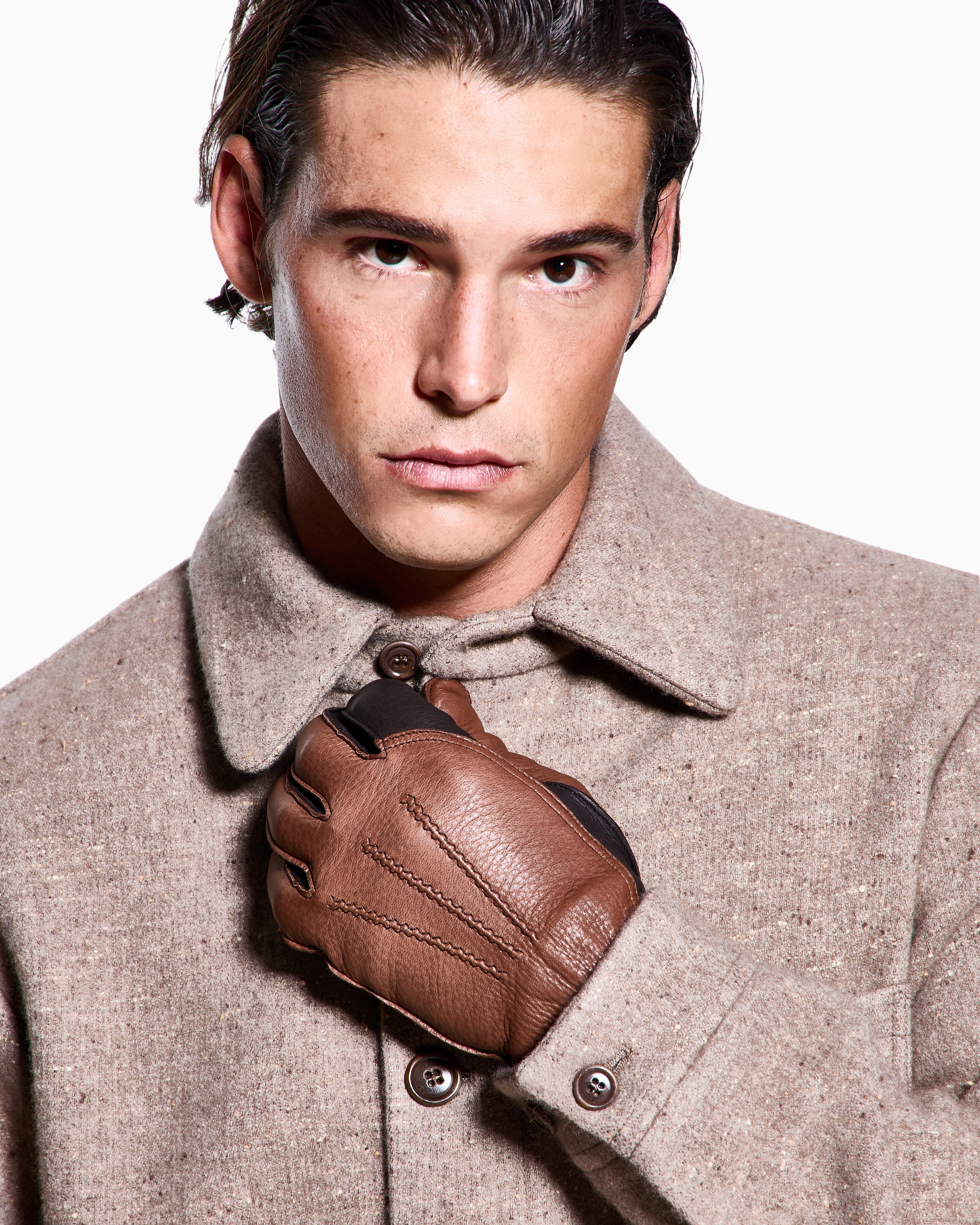 手袋 GIORGIO ARMANI GW001988.AF19183 Gloves Black Leather gloves Giorgio Armani - Vitkac France
