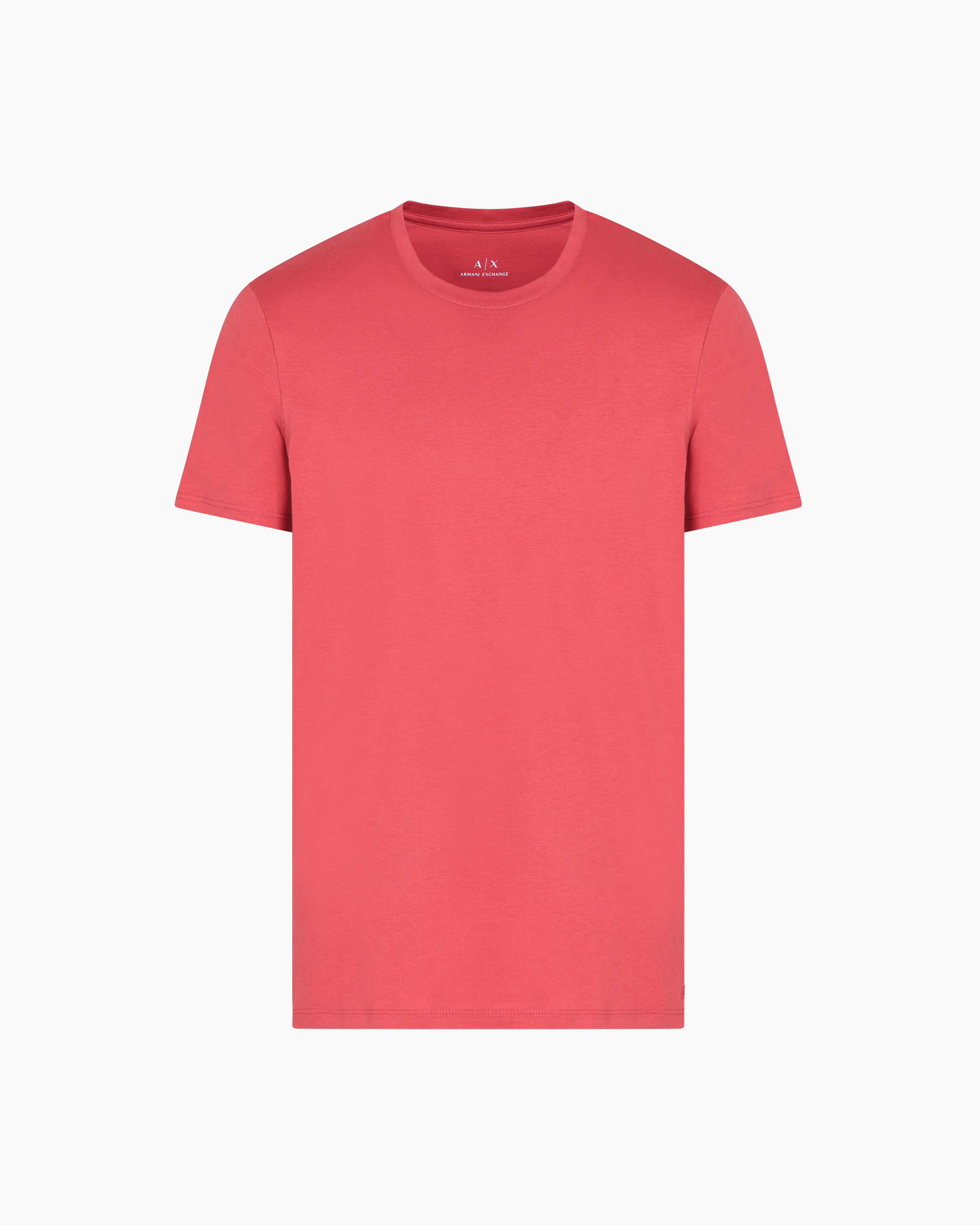 Armani Exchange - Slim fit Pima cotton T-shirt, Man, Red, Size: