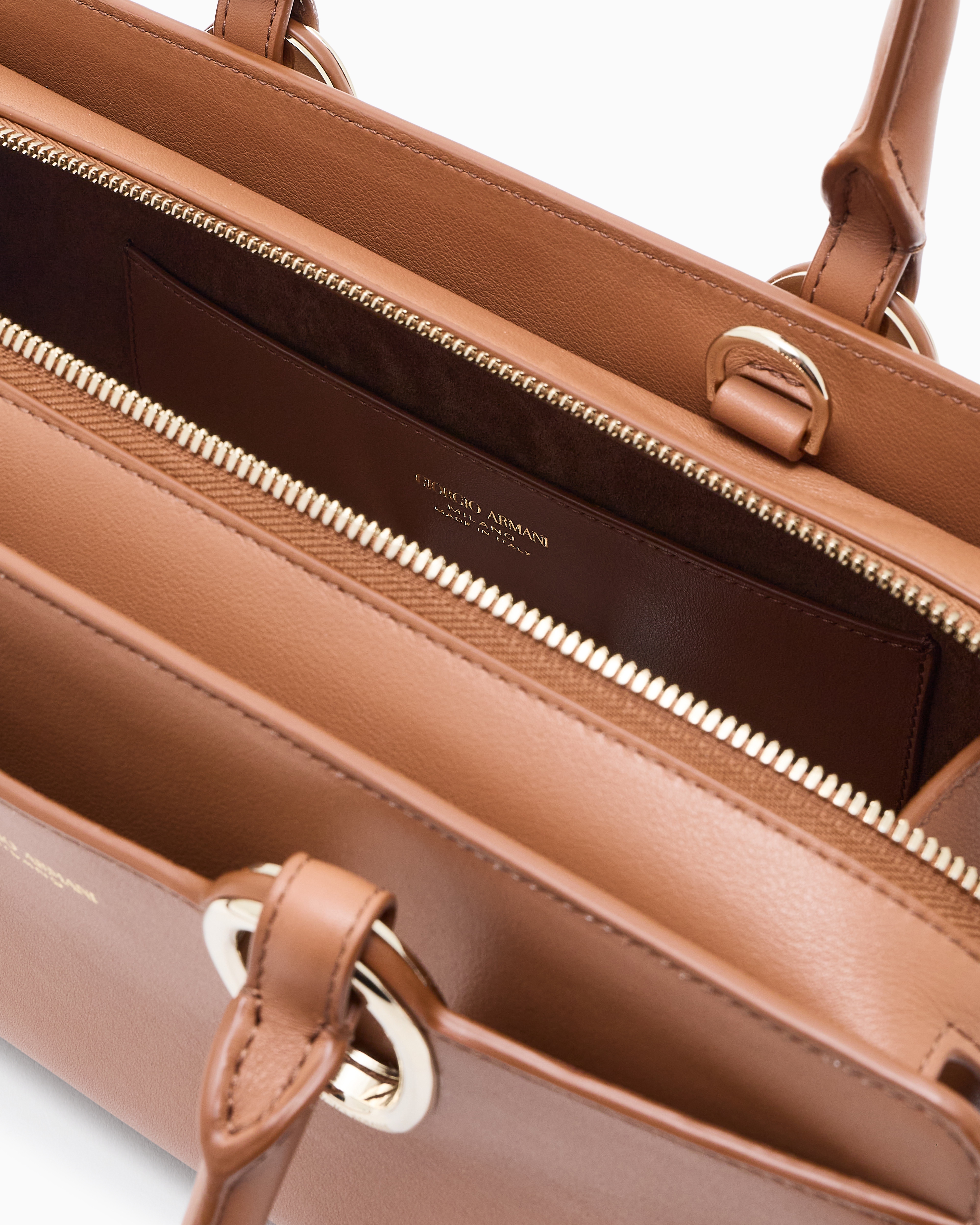 Leather Bauletto bag | Giorgio Armani