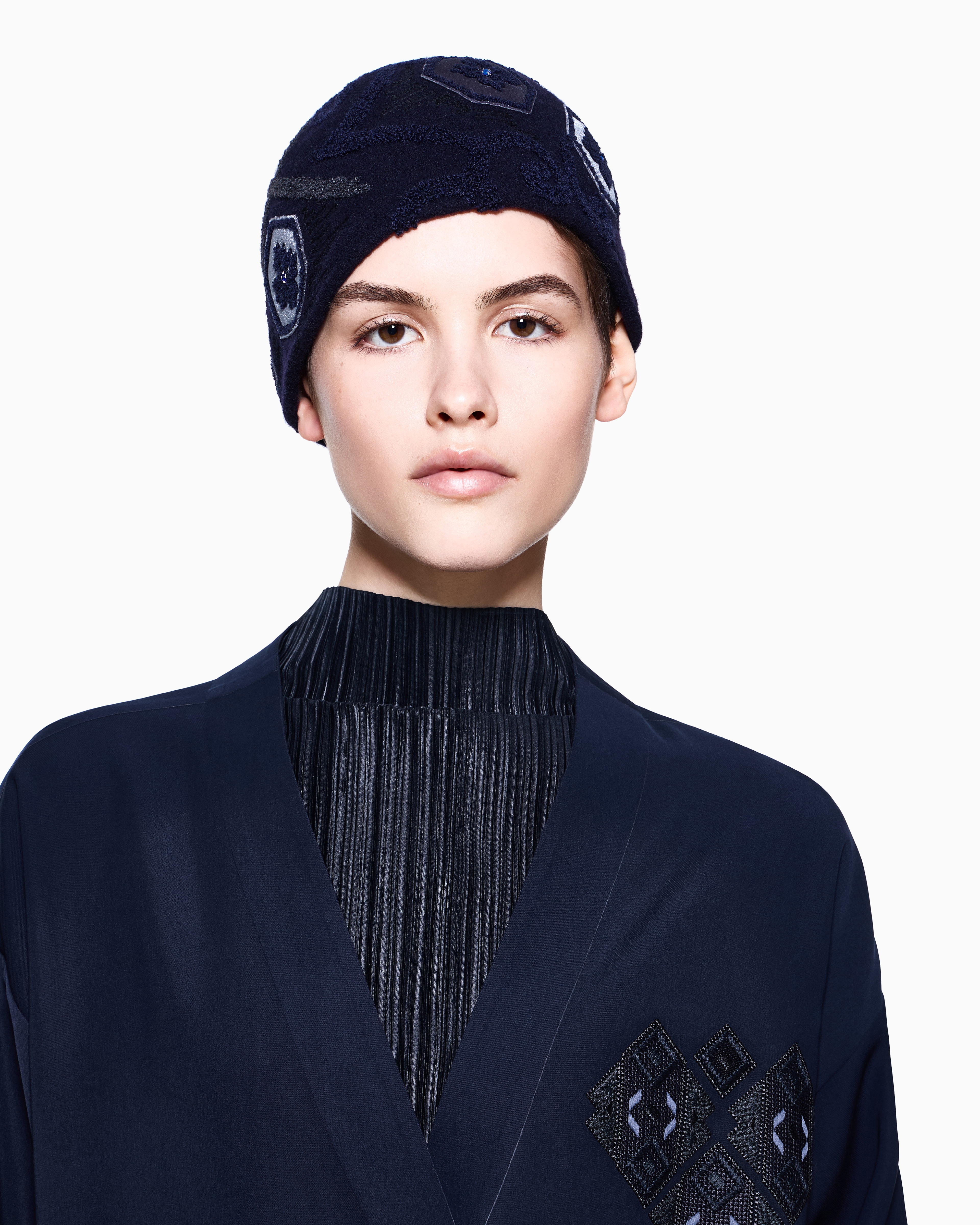 Giorgio Armani Beanies In Blue