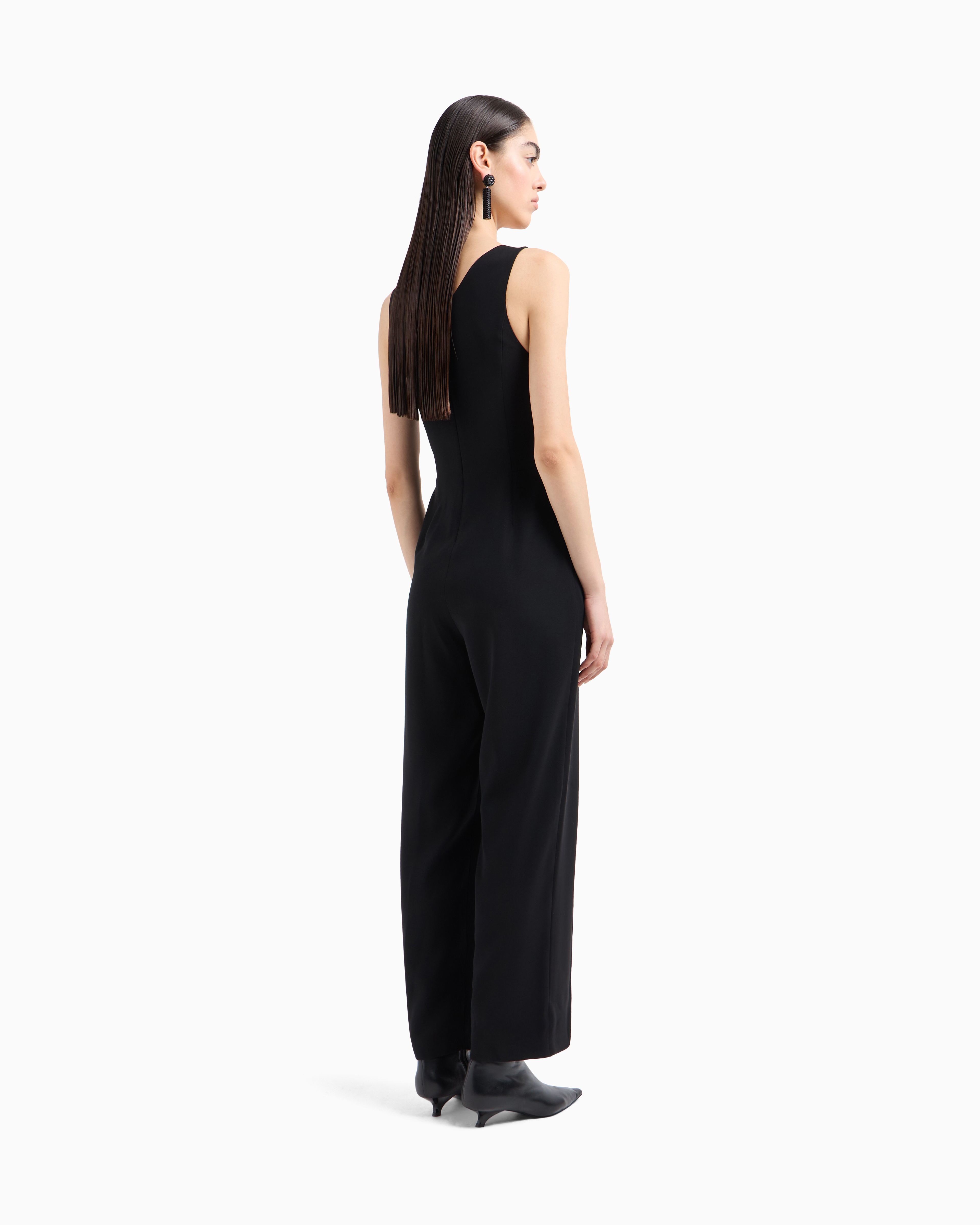 US Exclusive technical cady jumpsuit with oversized slit