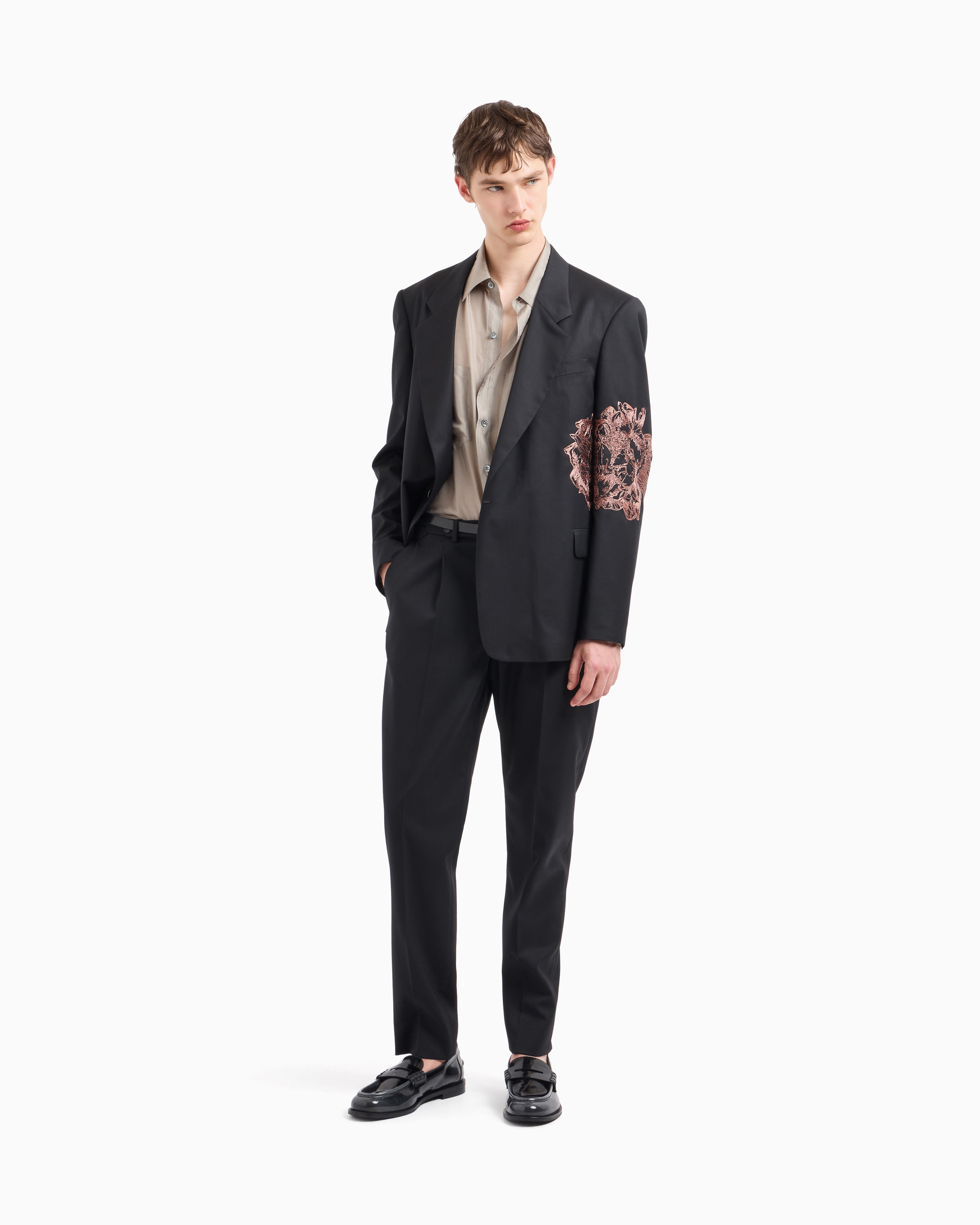 ジャケット GIORGIO ARMANI JACKET (GW000142TE10936 UC001) Single-breasted, virgin-wool jacket | Giorgio Armani