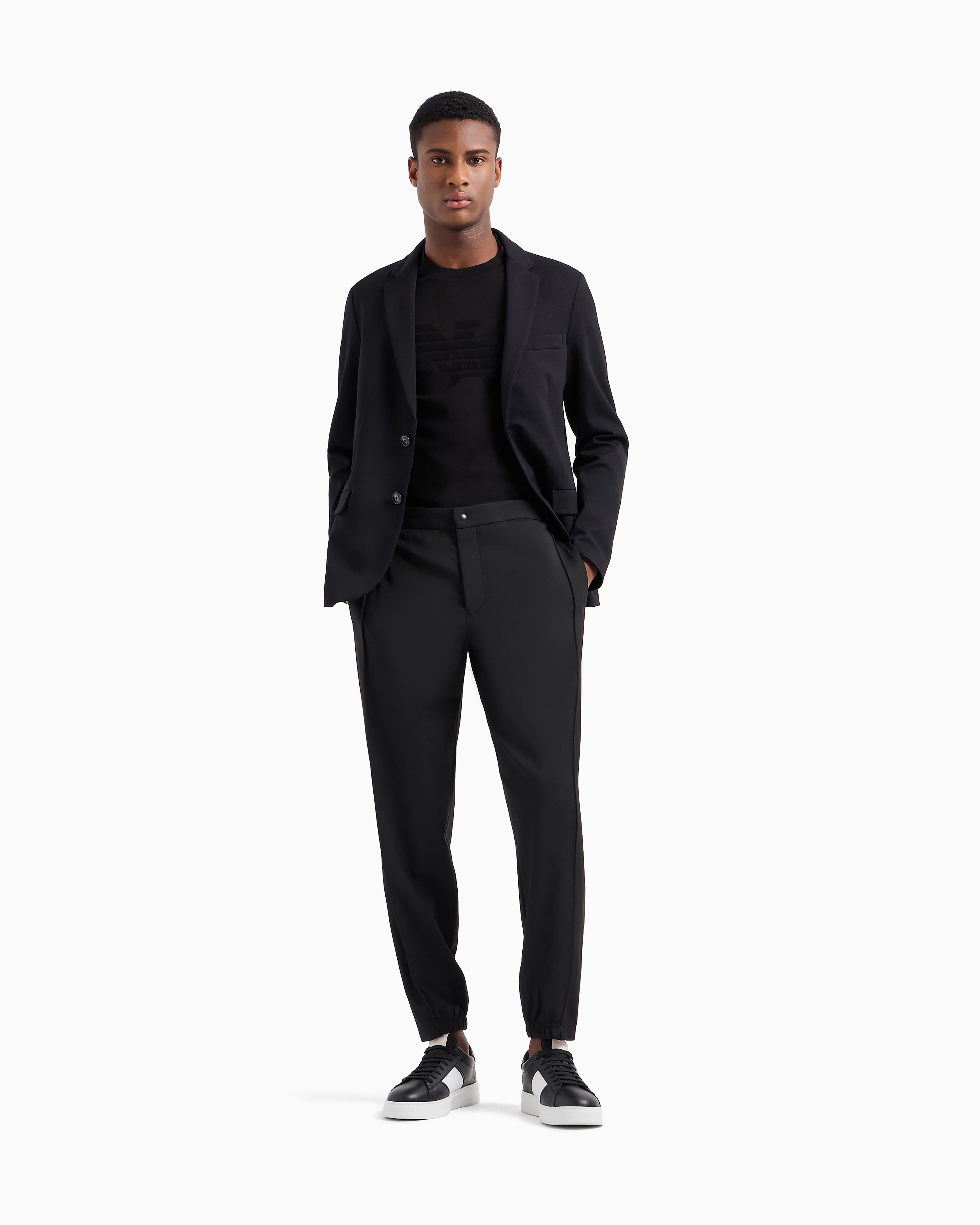 Tシャツ ジャージー ジャカードロゴ | Emporio Armani