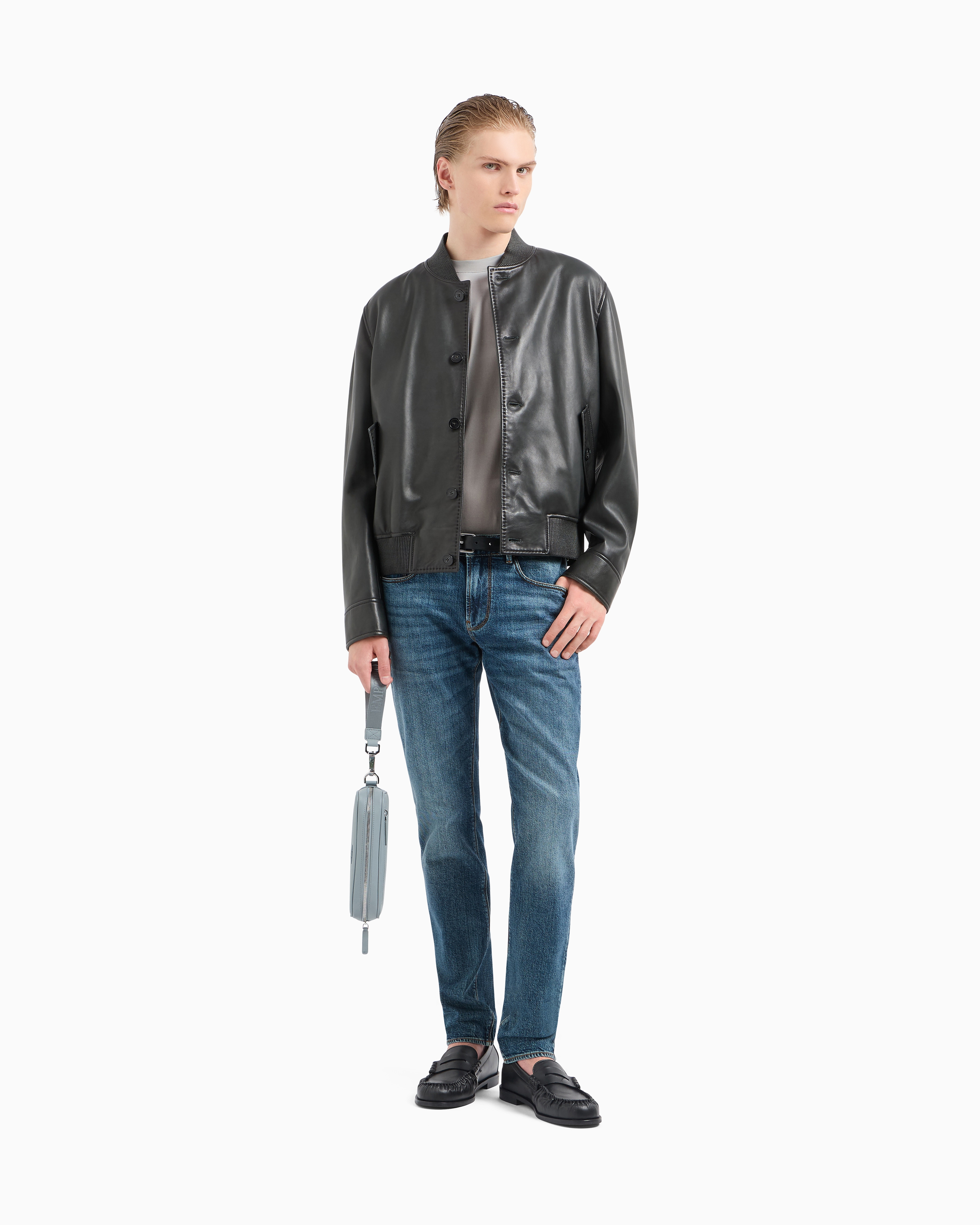 Emporio Armani ブラック　スリムフィットデニム スリムフィットジーンズ 、J06 ウォッシュデニム | Emporio Armani